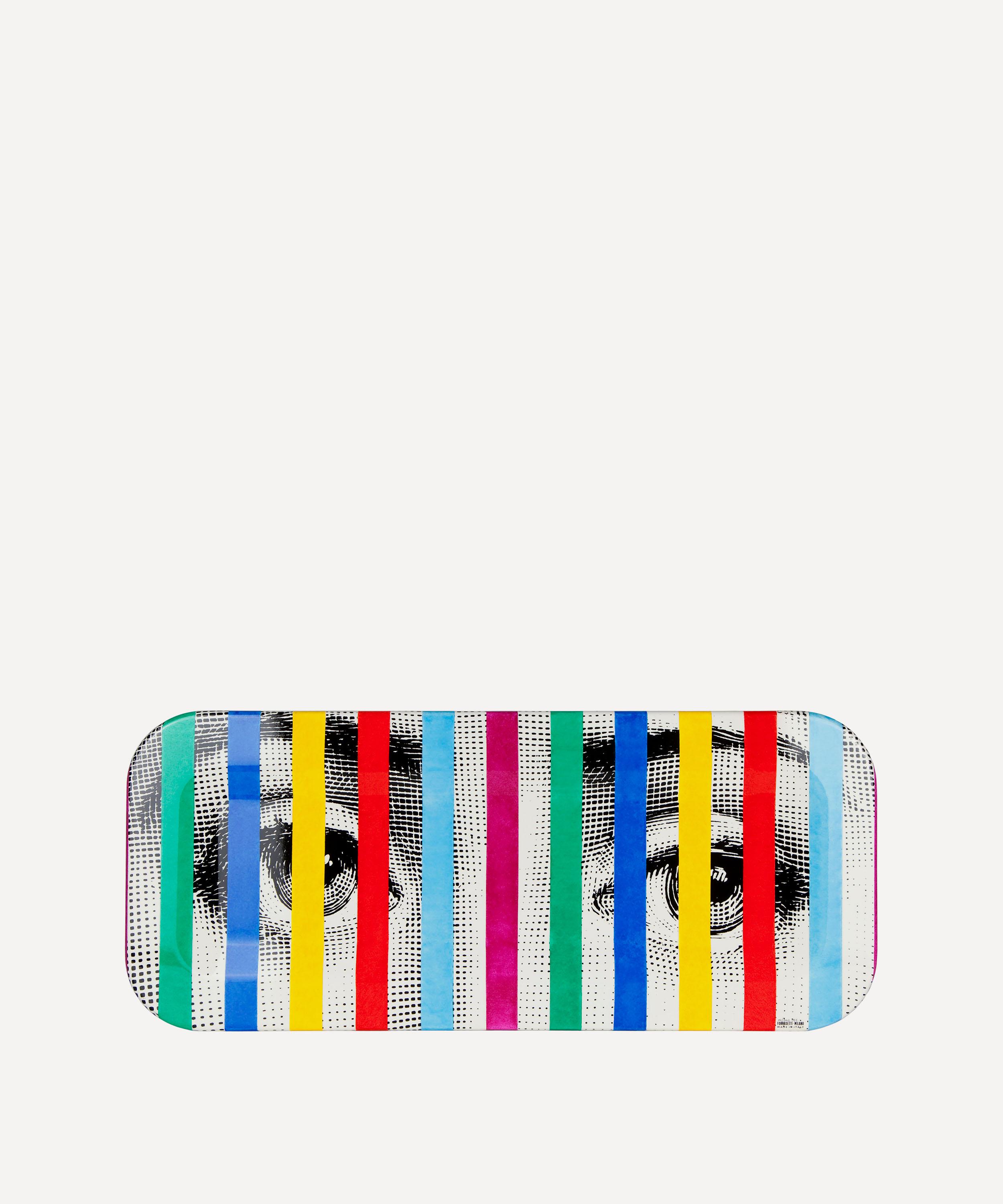 Fornasetti - Face and Stripes Tray image number 0