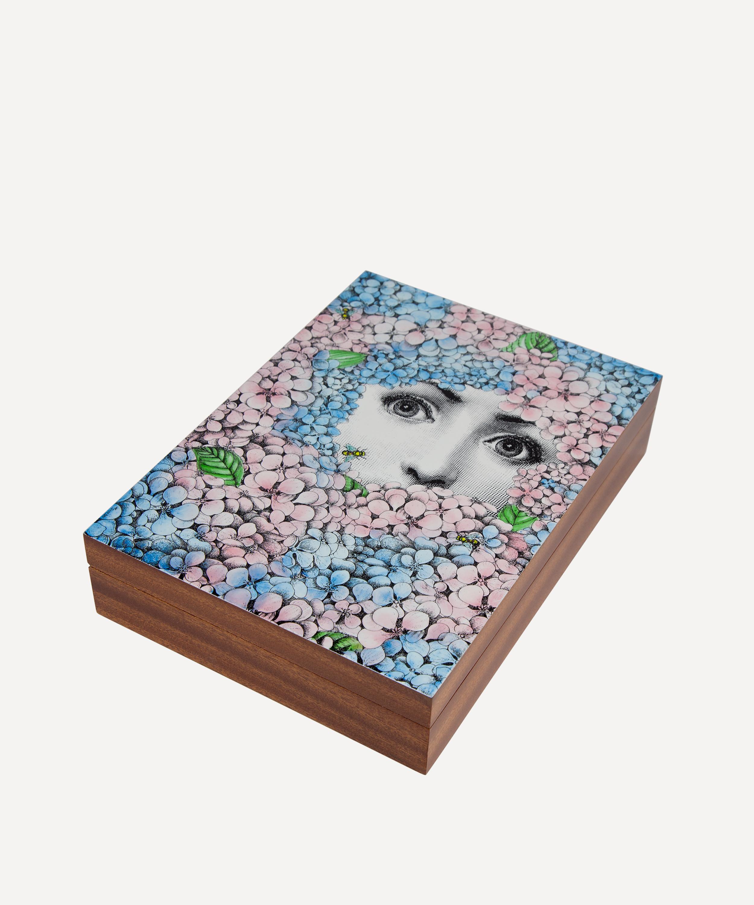 Fornasetti - Ortensia Printed Wooden Box