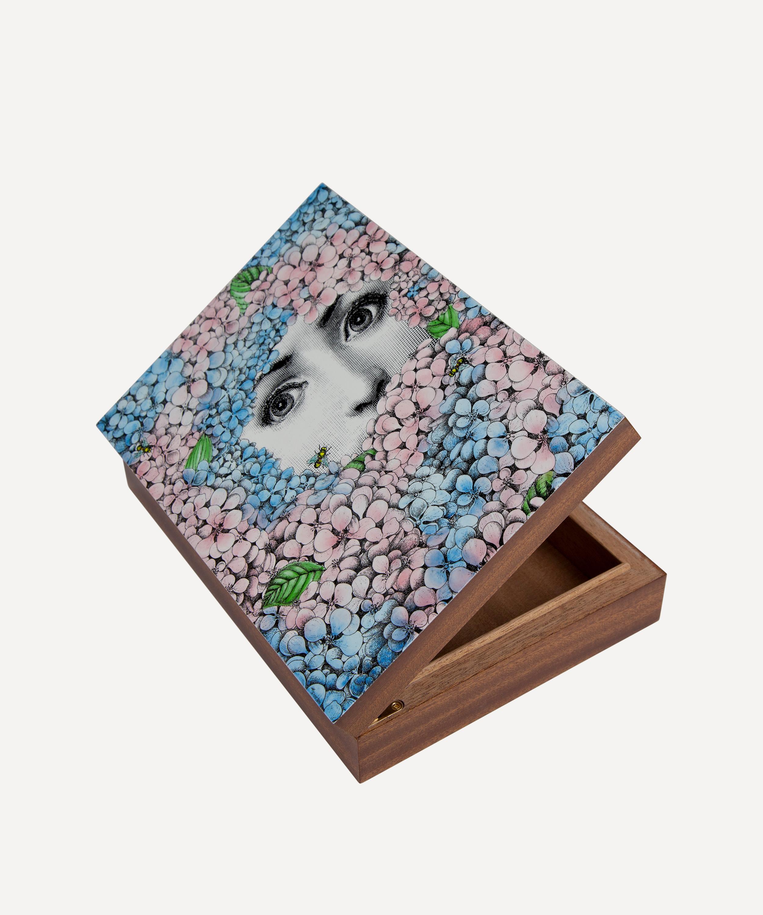 Fornasetti - Ortensia Printed Wooden Box image number 1