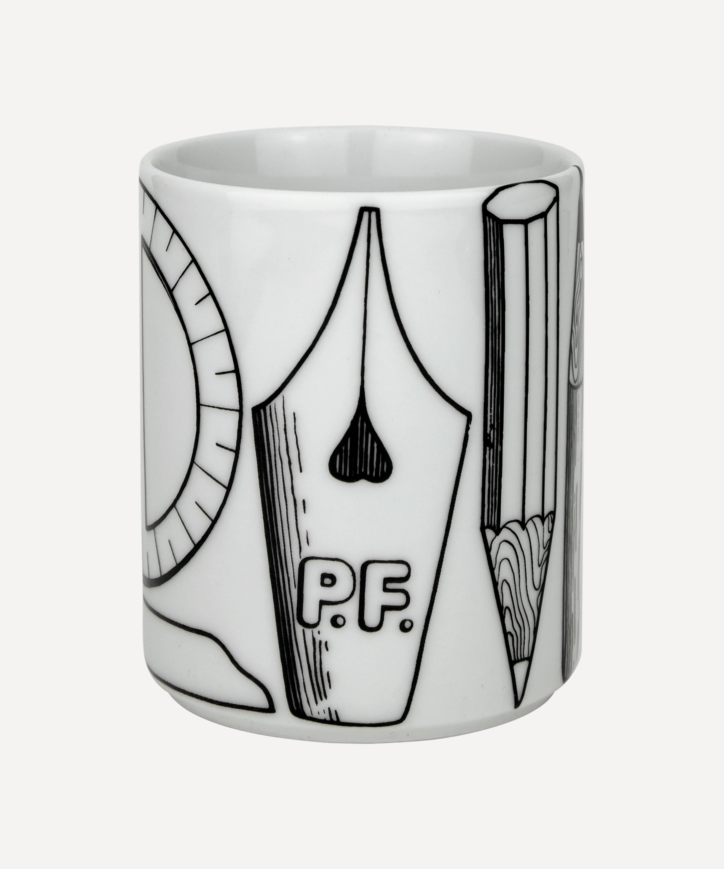 Fornasetti - Strumenti Scrittura Porcelain Pencil Holder image number 0