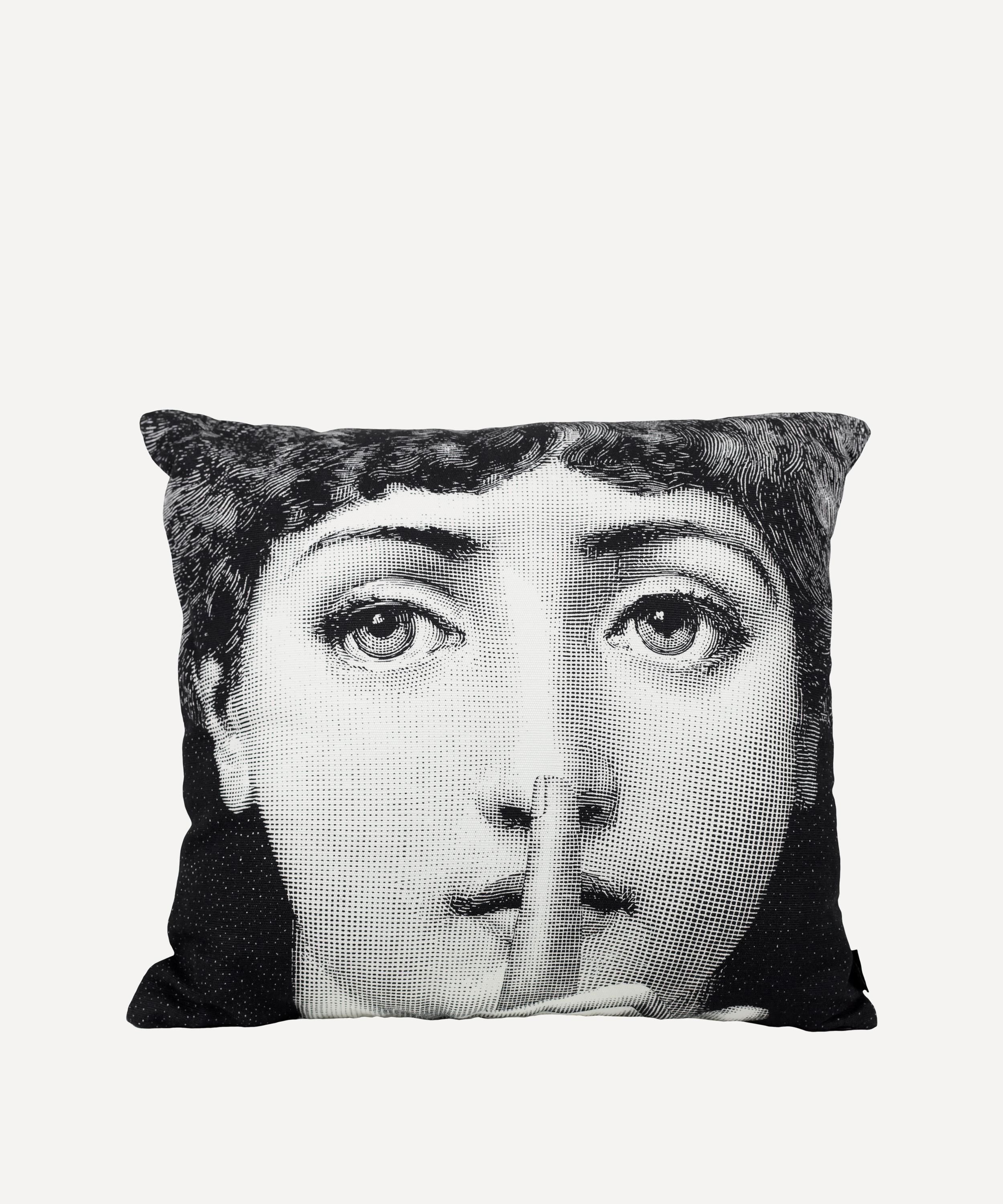 Fornasetti - Silenzio Cushion image number 0