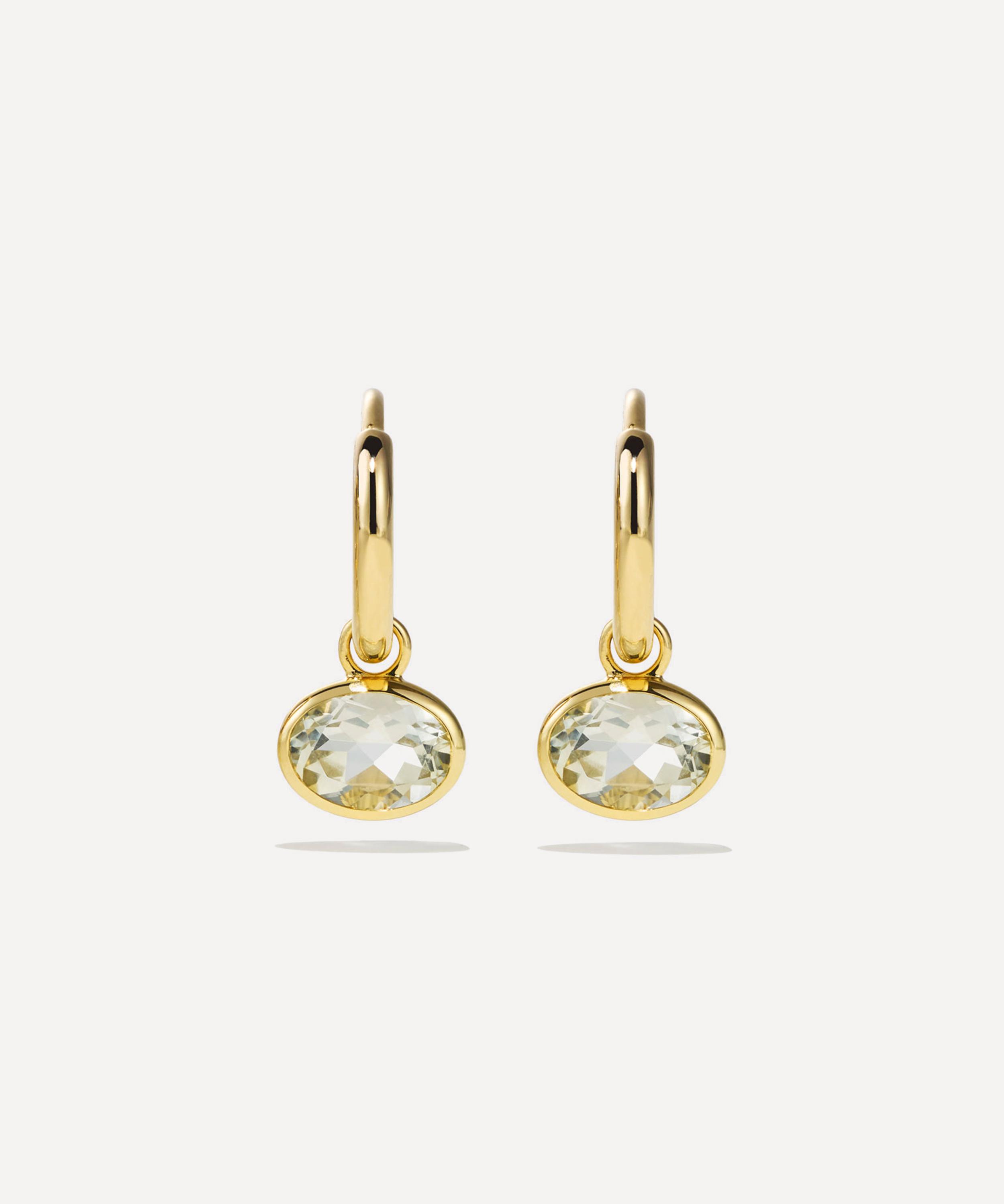 By Pariah - 14ct Gold Orbit Hoop Earrings image number 0
