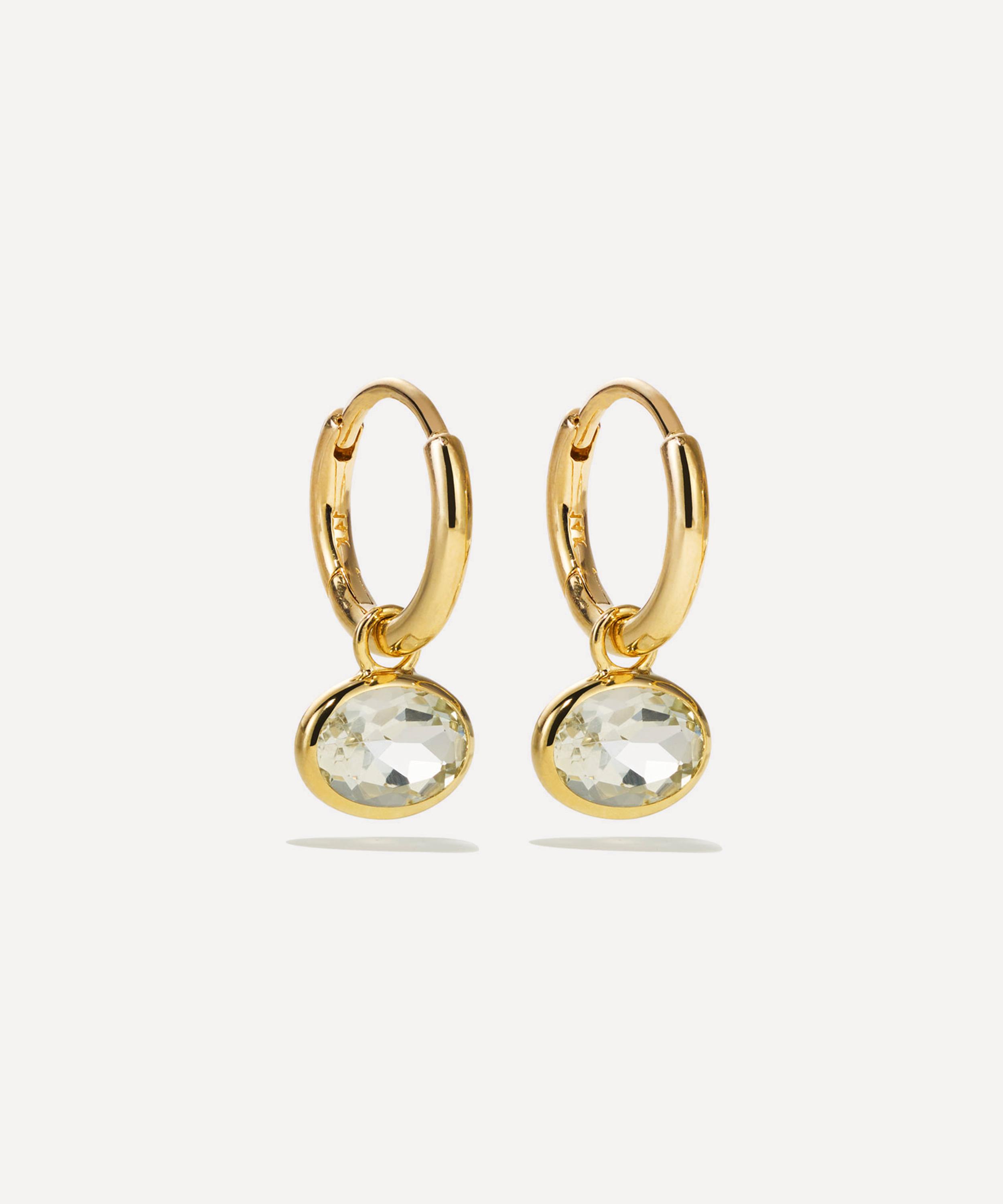 By Pariah - 14ct Gold Orbit Hoop Earrings image number 1