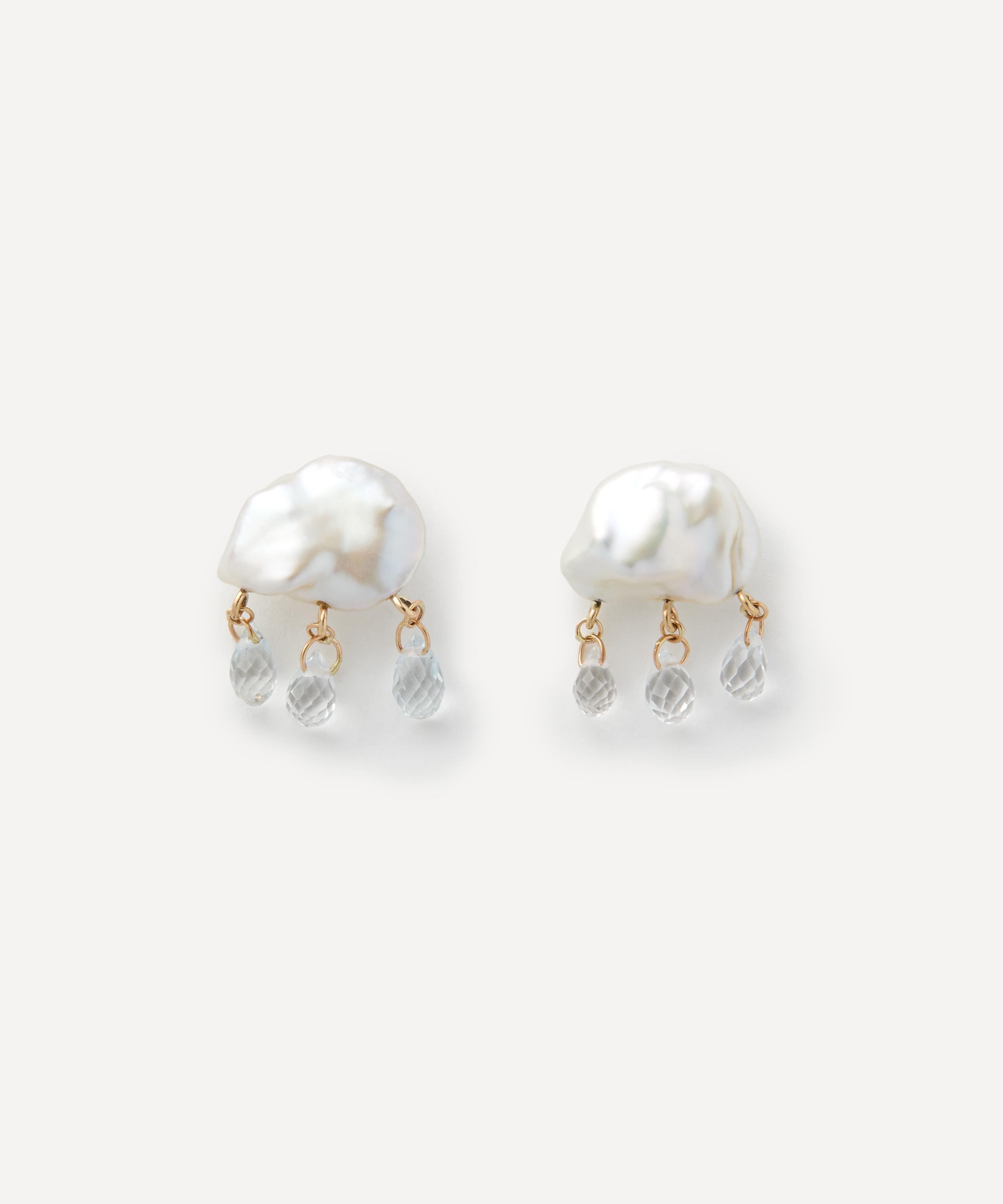 Rachel Quinn - 14ct Gold Rainy Day Stud Earrings