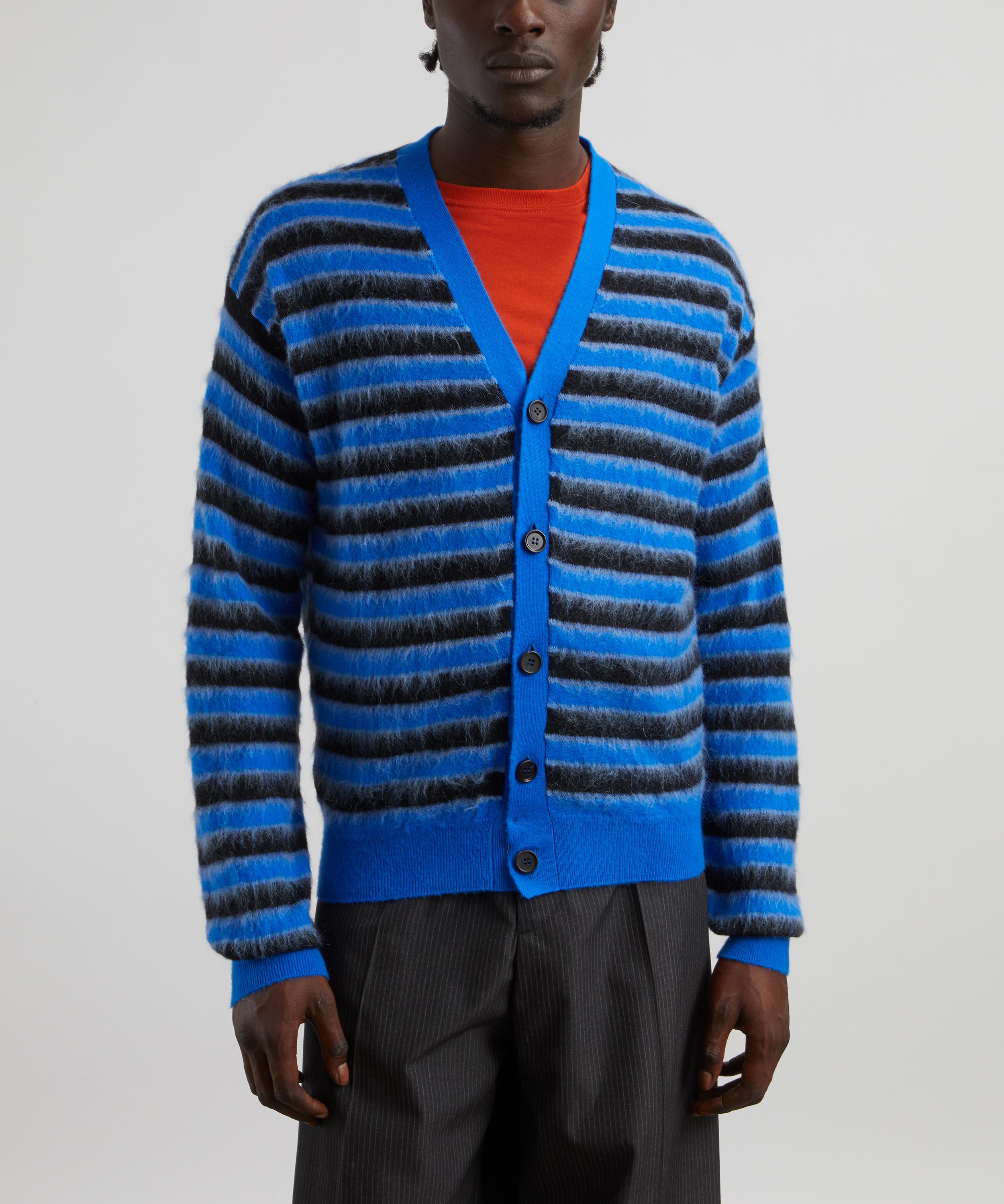 Marni - Striped Wool-Blend Cardigan image number 2