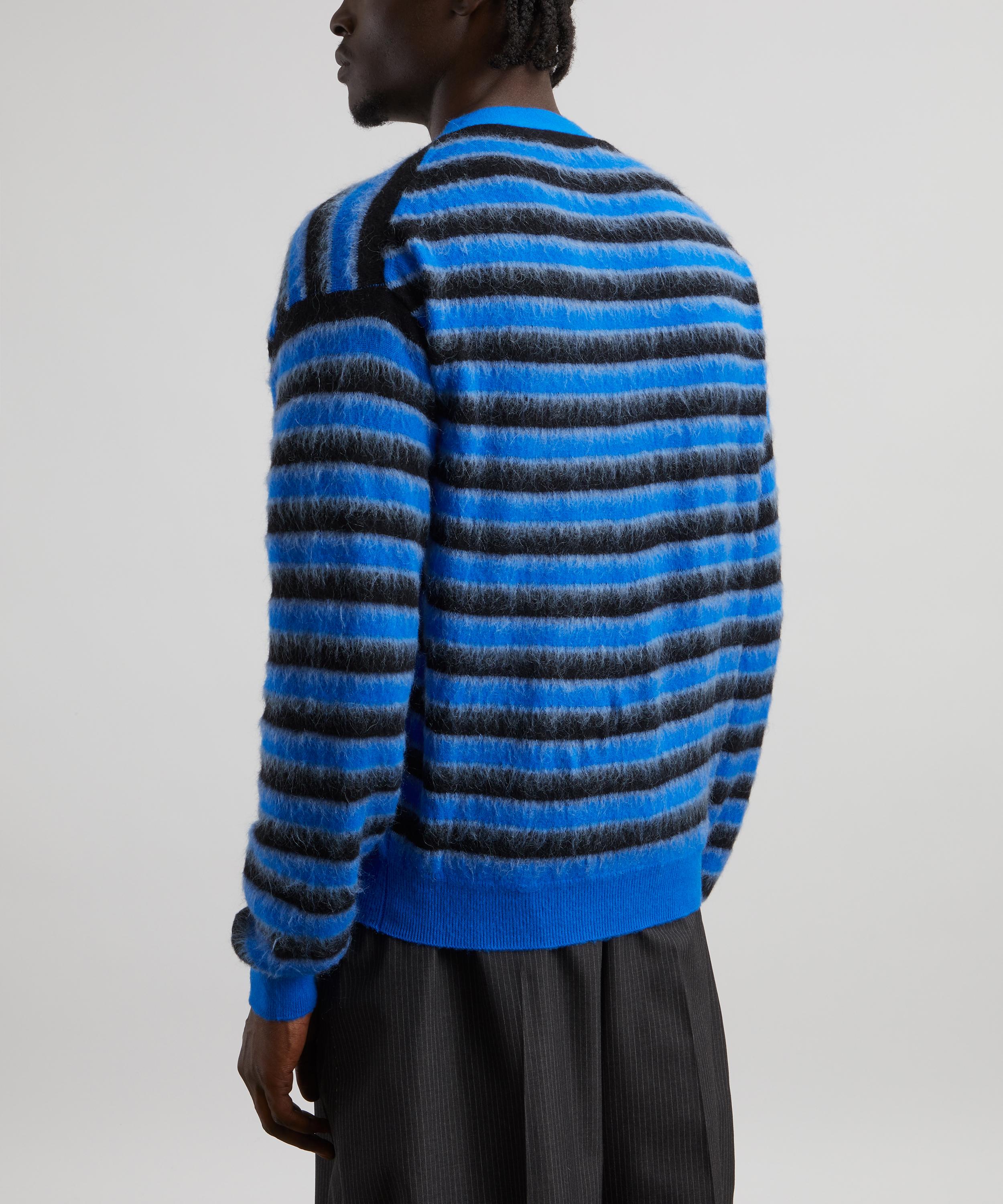 Marni - Striped Wool-Blend Cardigan image number 3