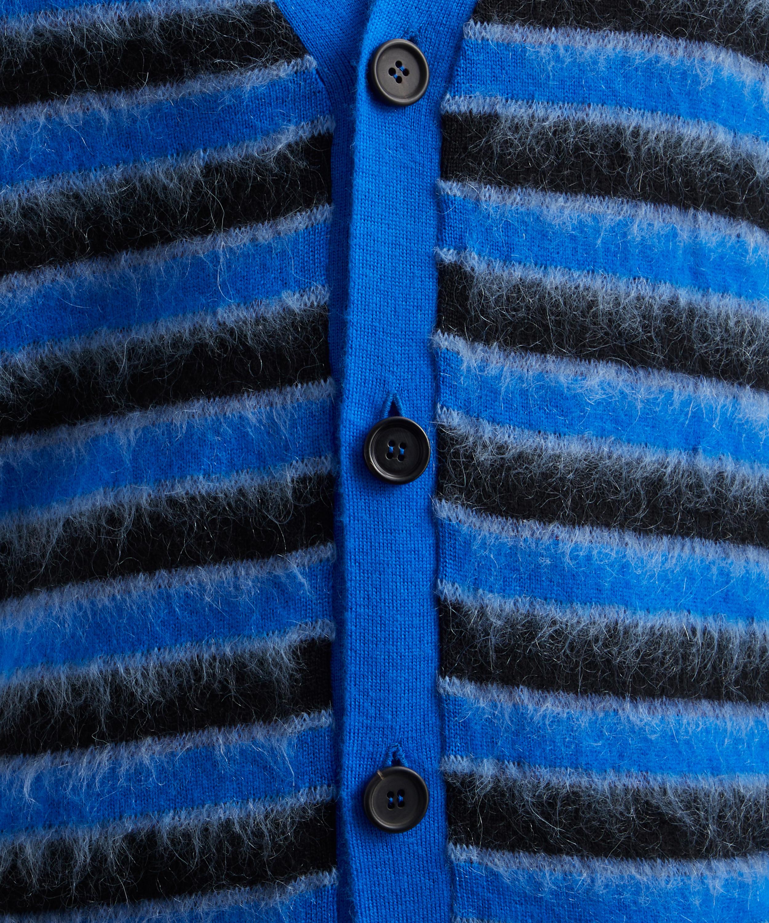 Marni - Striped Wool-Blend Cardigan image number 4