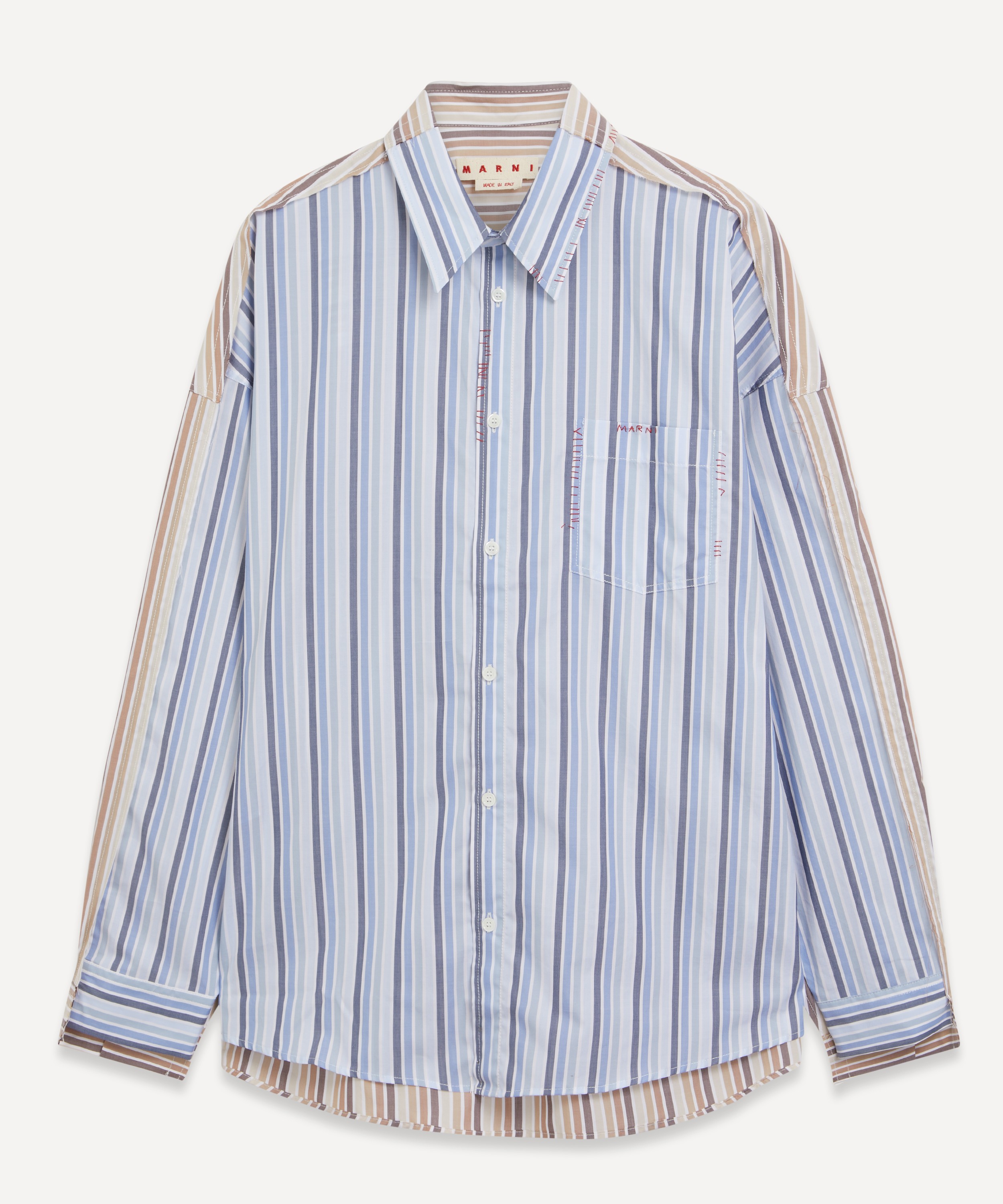 Marni - Double Stripe Cotton Poplin shirt image number 0