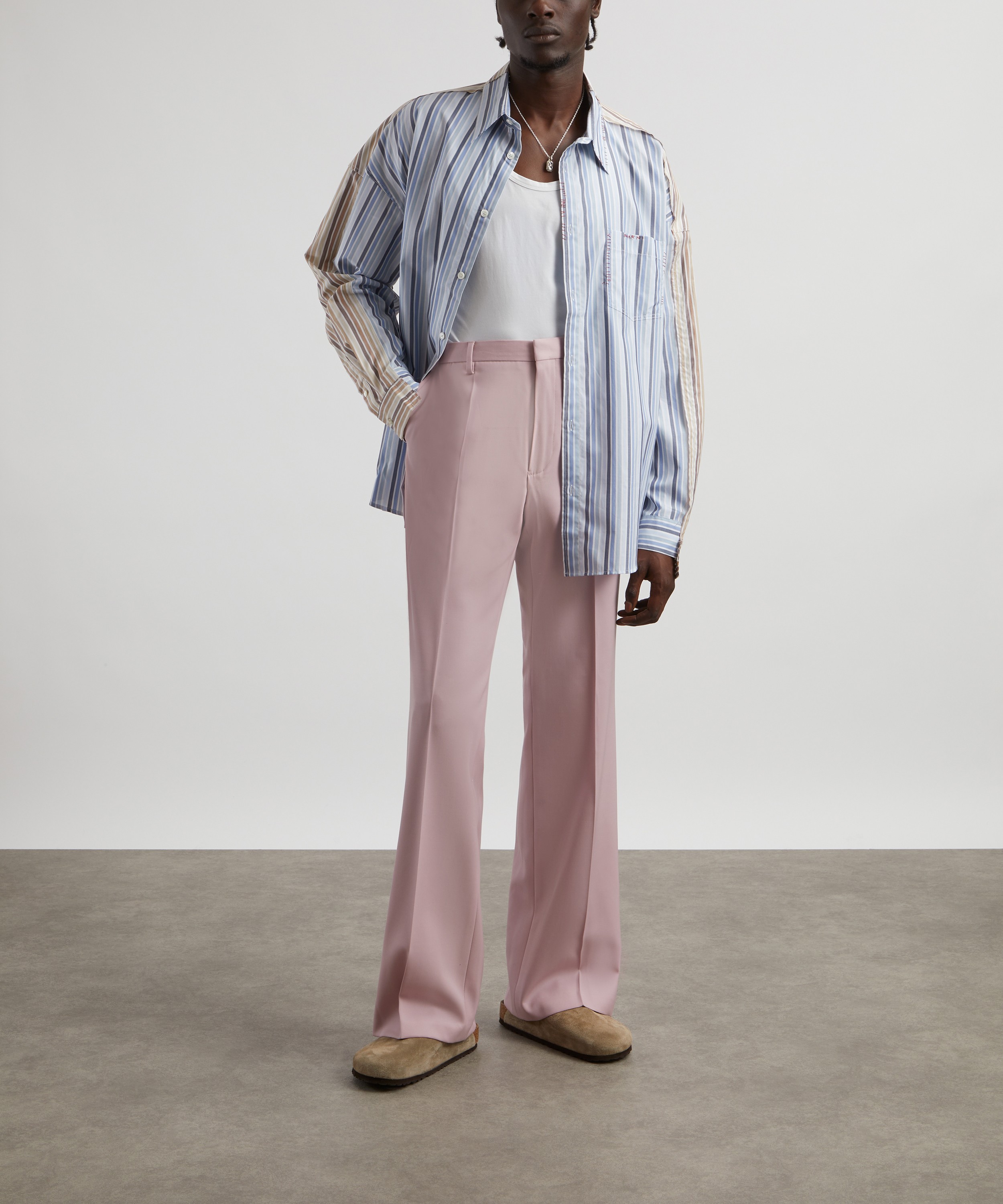 Marni - Double Stripe Cotton Poplin shirt image number 1