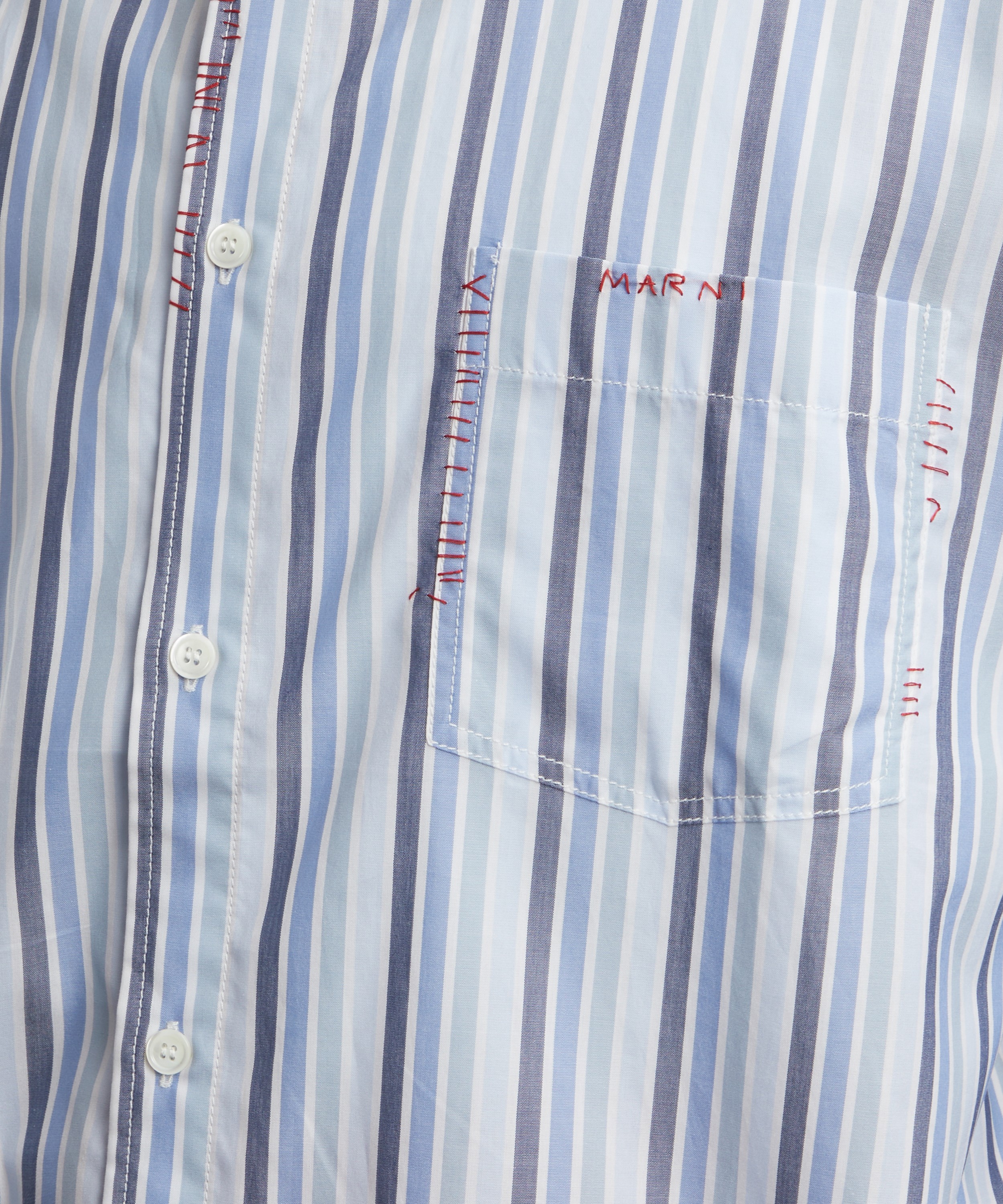 Marni - Double Stripe Cotton Poplin shirt image number 4