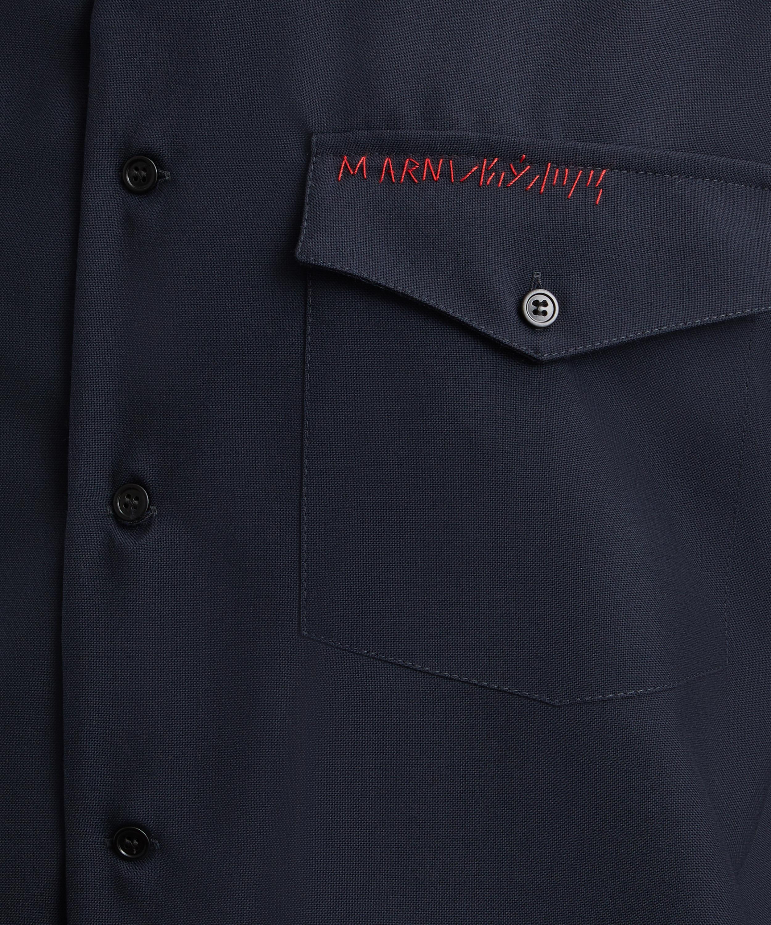 Marni - Embroidered Logo Shirt image number 4