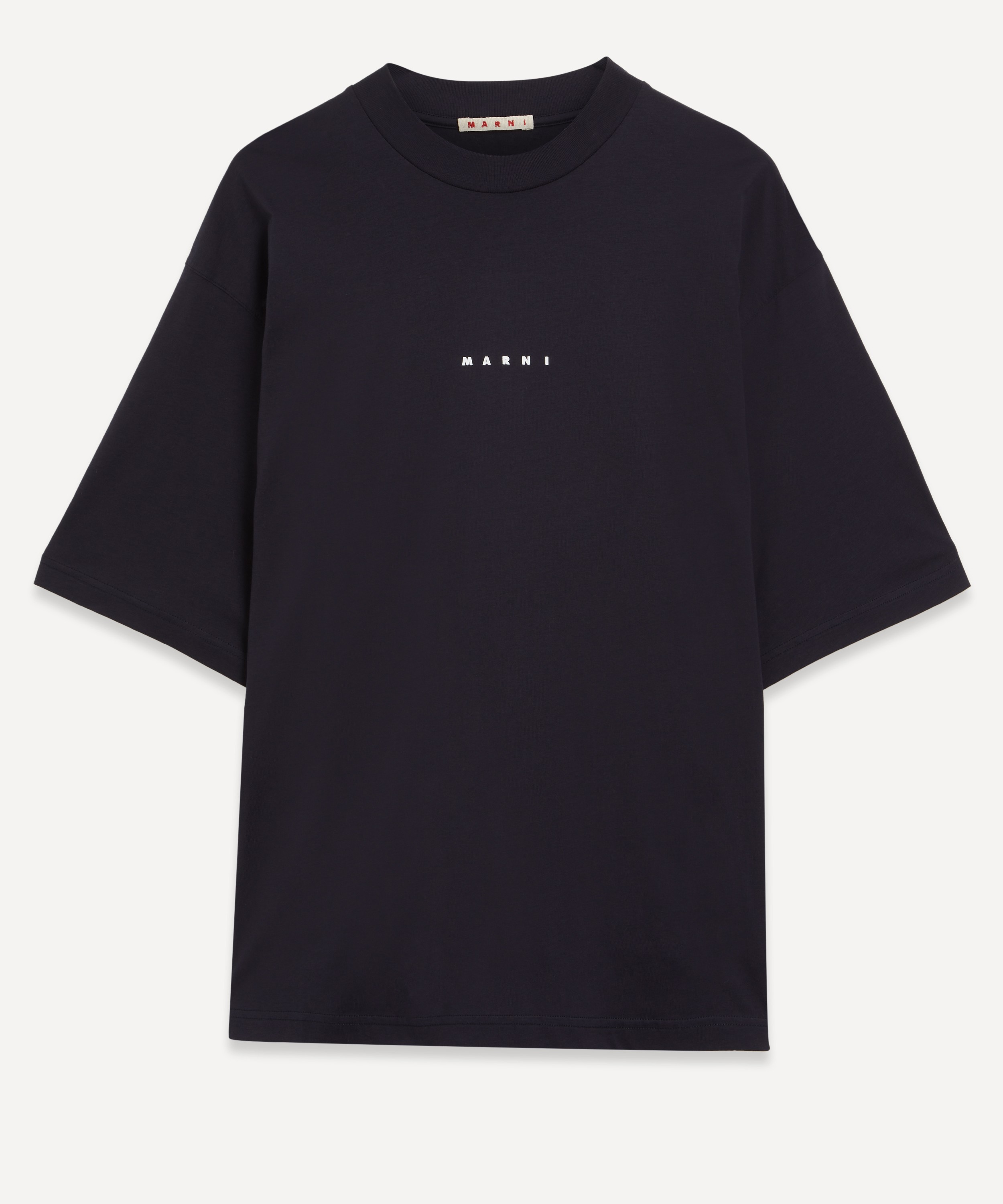 Marni - Logo Print Cotton T-Shirt image number 0