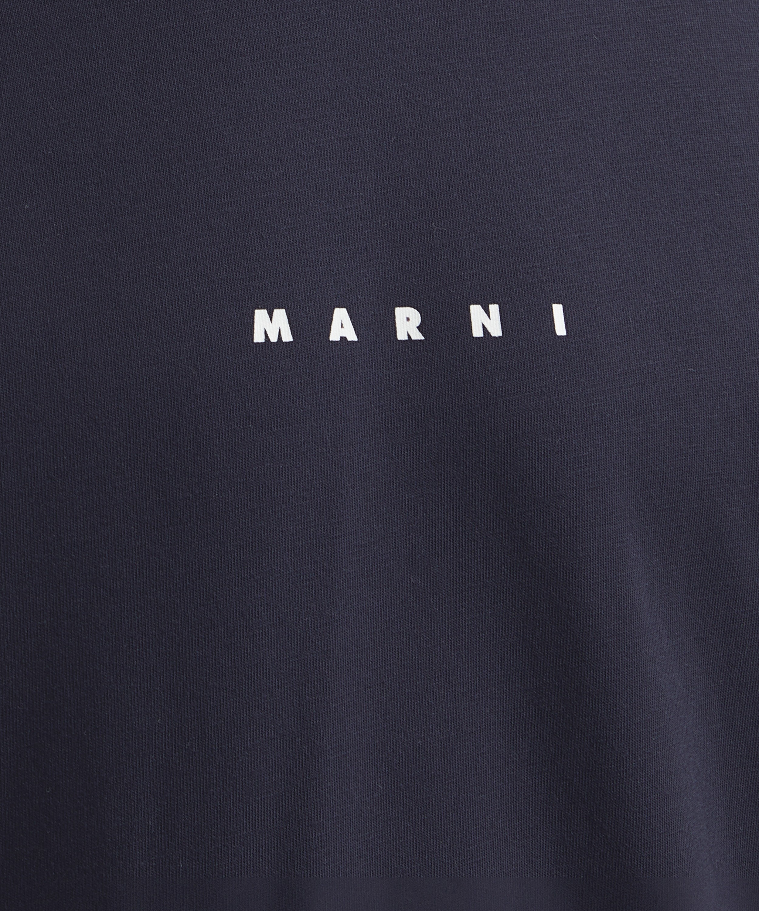 Marni - Logo Print Cotton T-Shirt image number 4