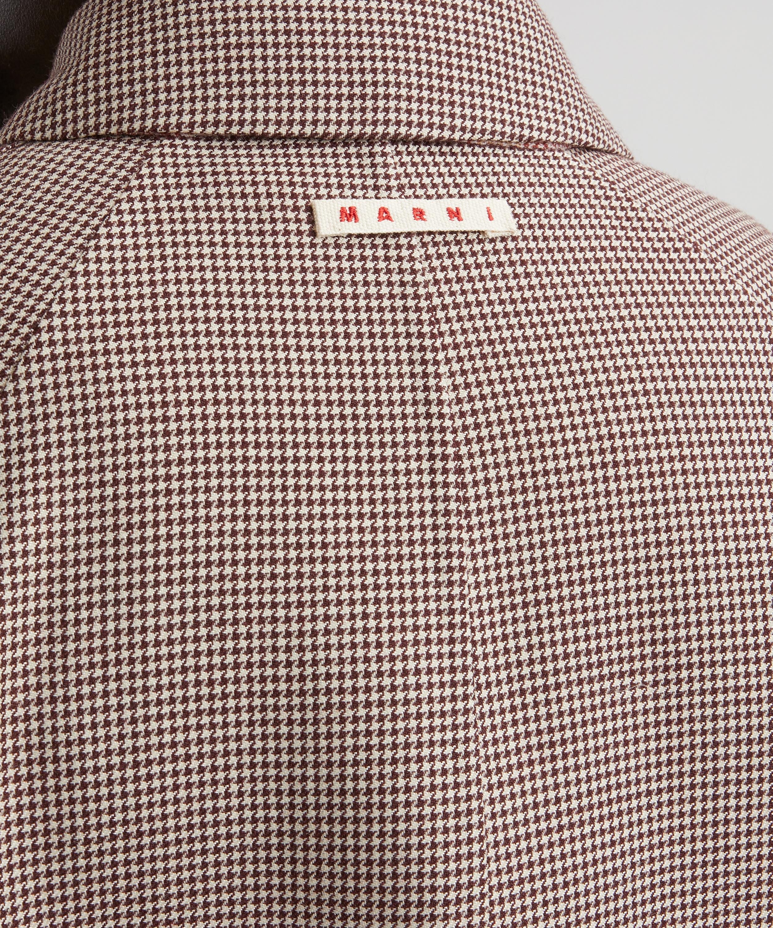 Marni - Checked Single-Breasted Coat image number 4