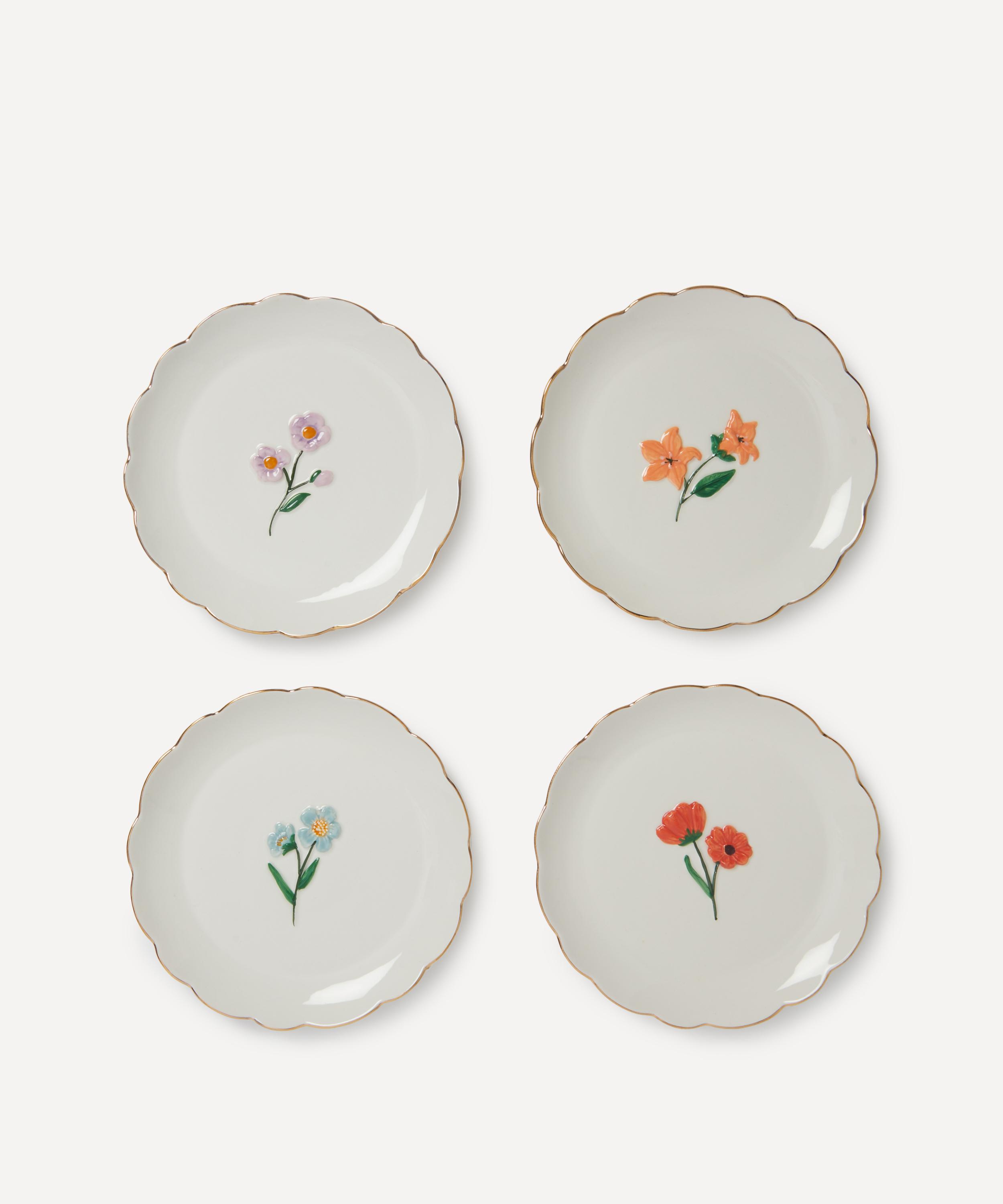 &Klevering - Wildflower Plate Set of Four image number 1