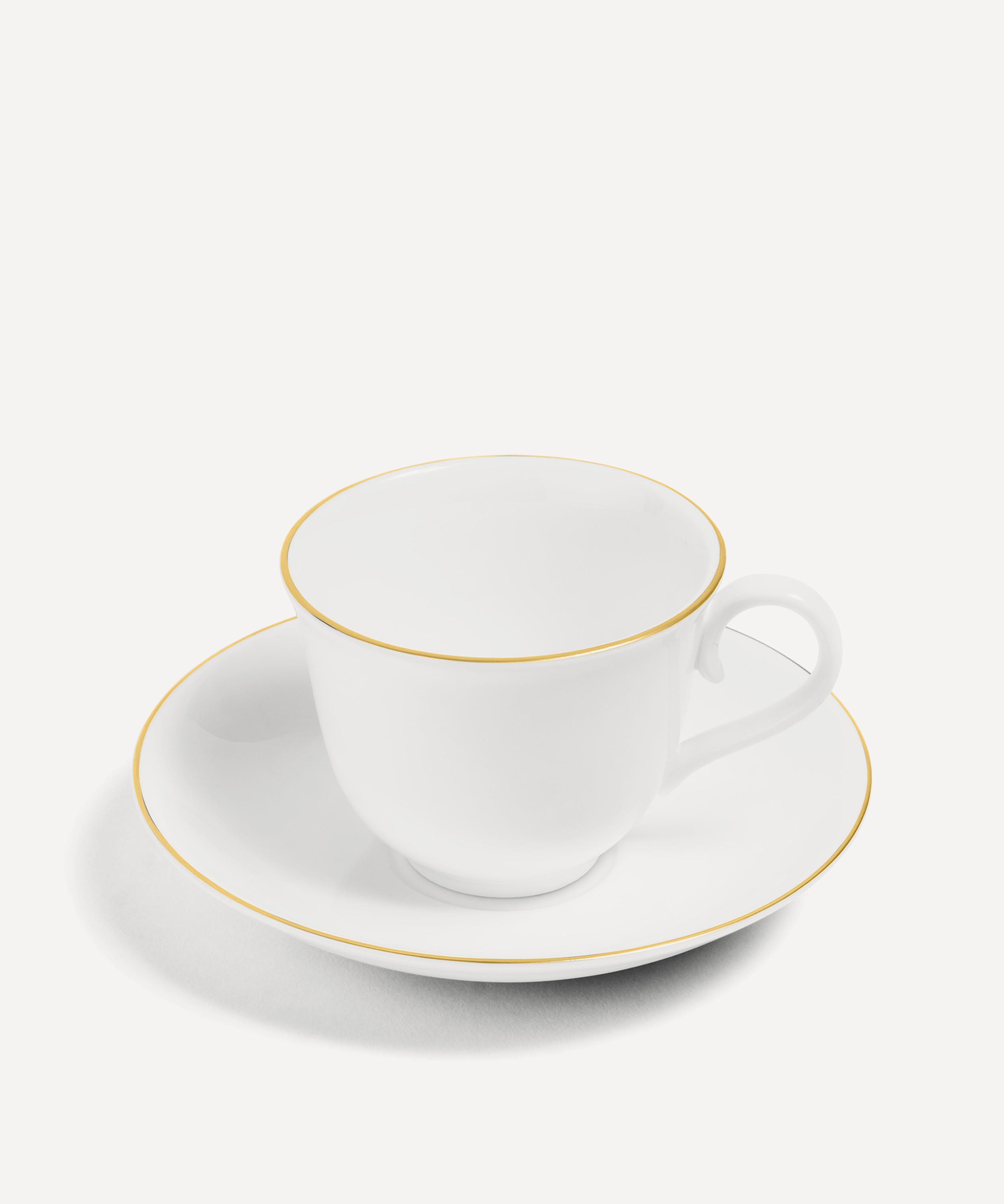 Richard Brendon - Gold Line Teacup and Saucer Set image number 0