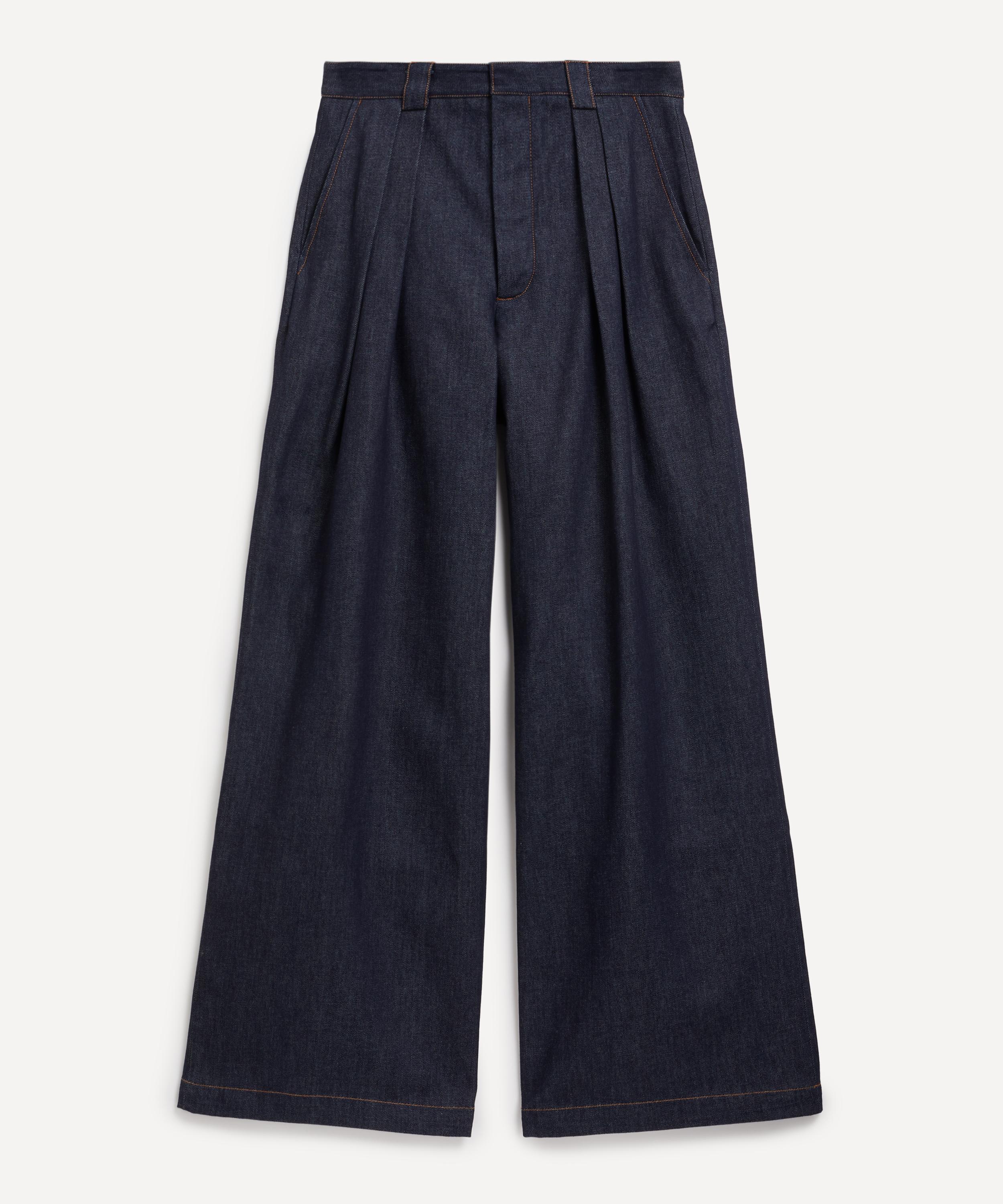 King & Tuckfield - Wide Leg Denim Trousers image number 0