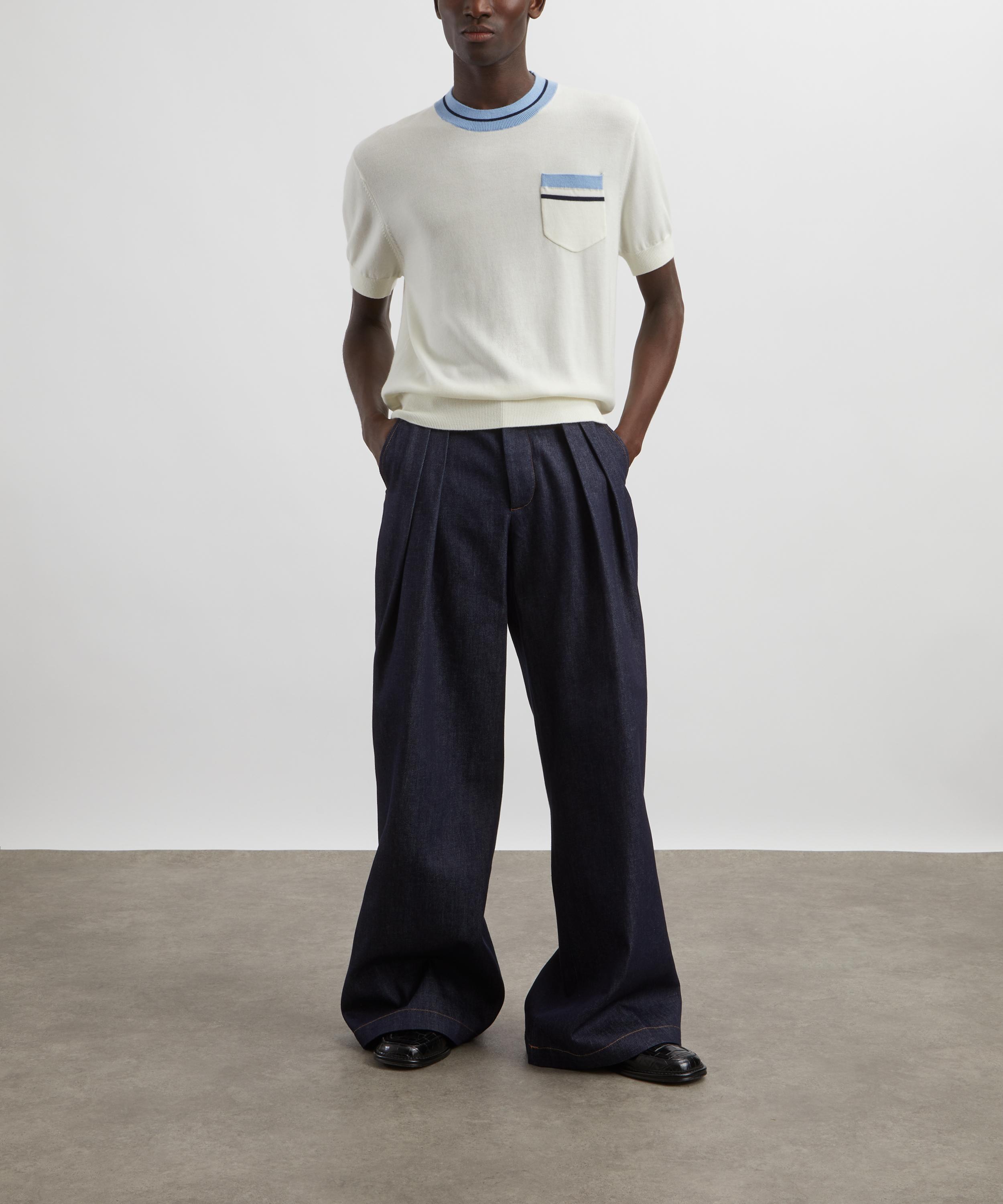 King & Tuckfield - Wide Leg Denim Trousers image number 1