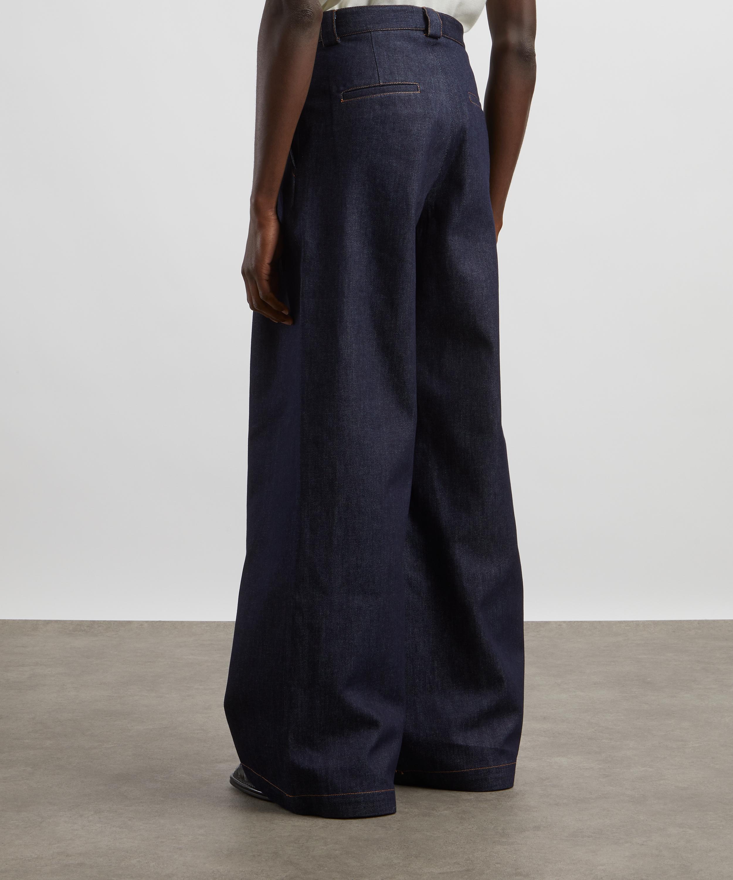 King & Tuckfield - Wide Leg Denim Trousers image number 3