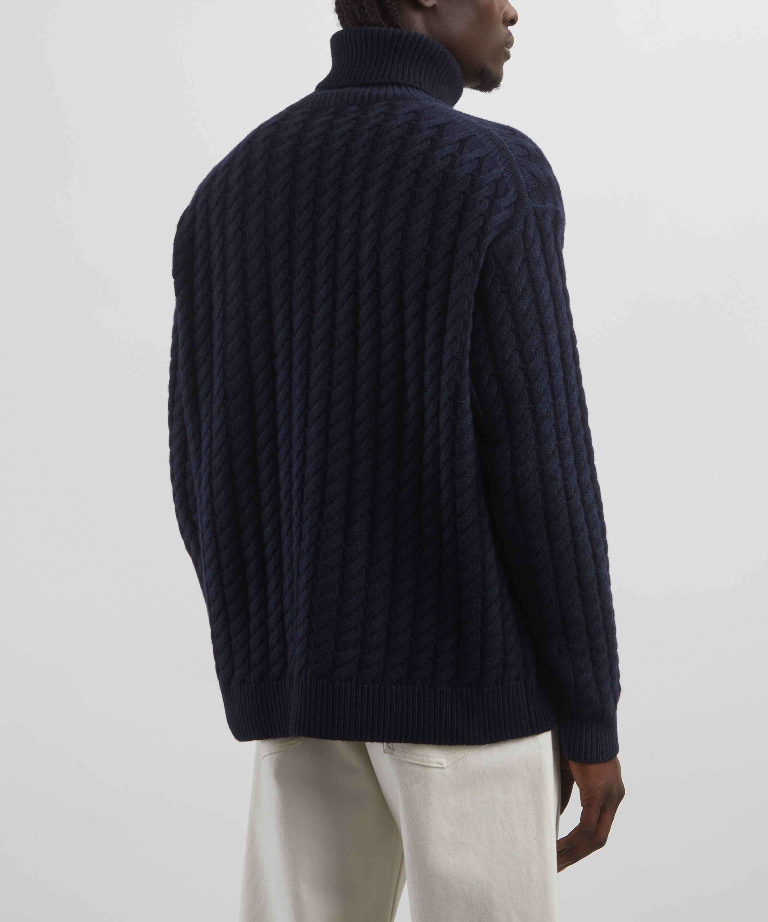 Barena - Amer Cable-Knit Roll-Neck Jumper image number 3