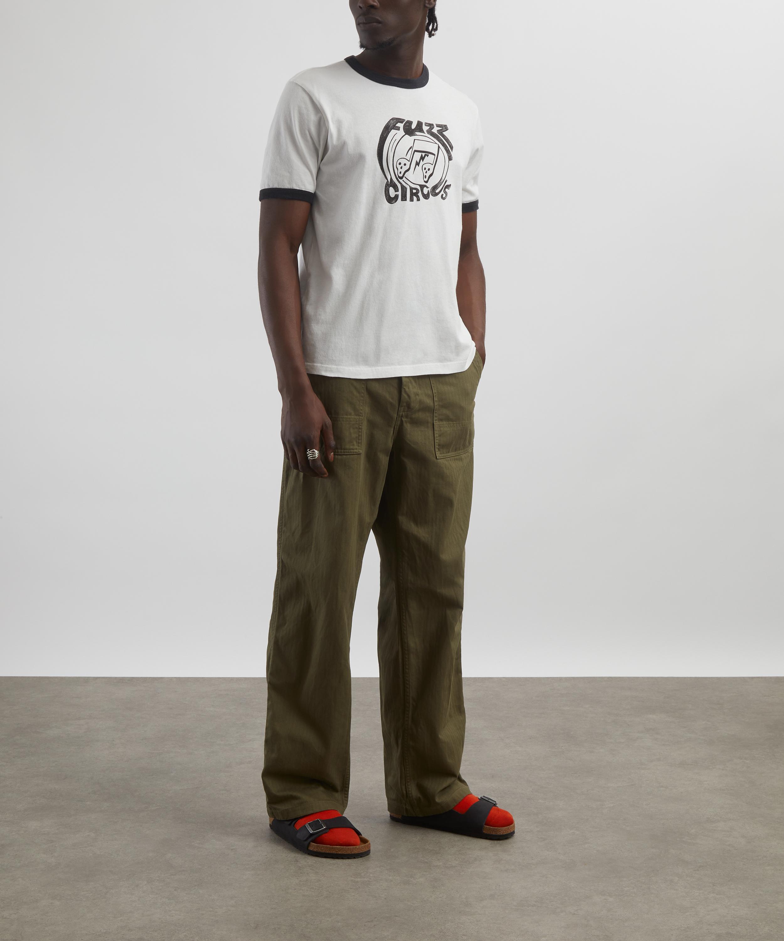 Nudie Jeans - Tuff Tony Olive Fatigue Trousers image number 1