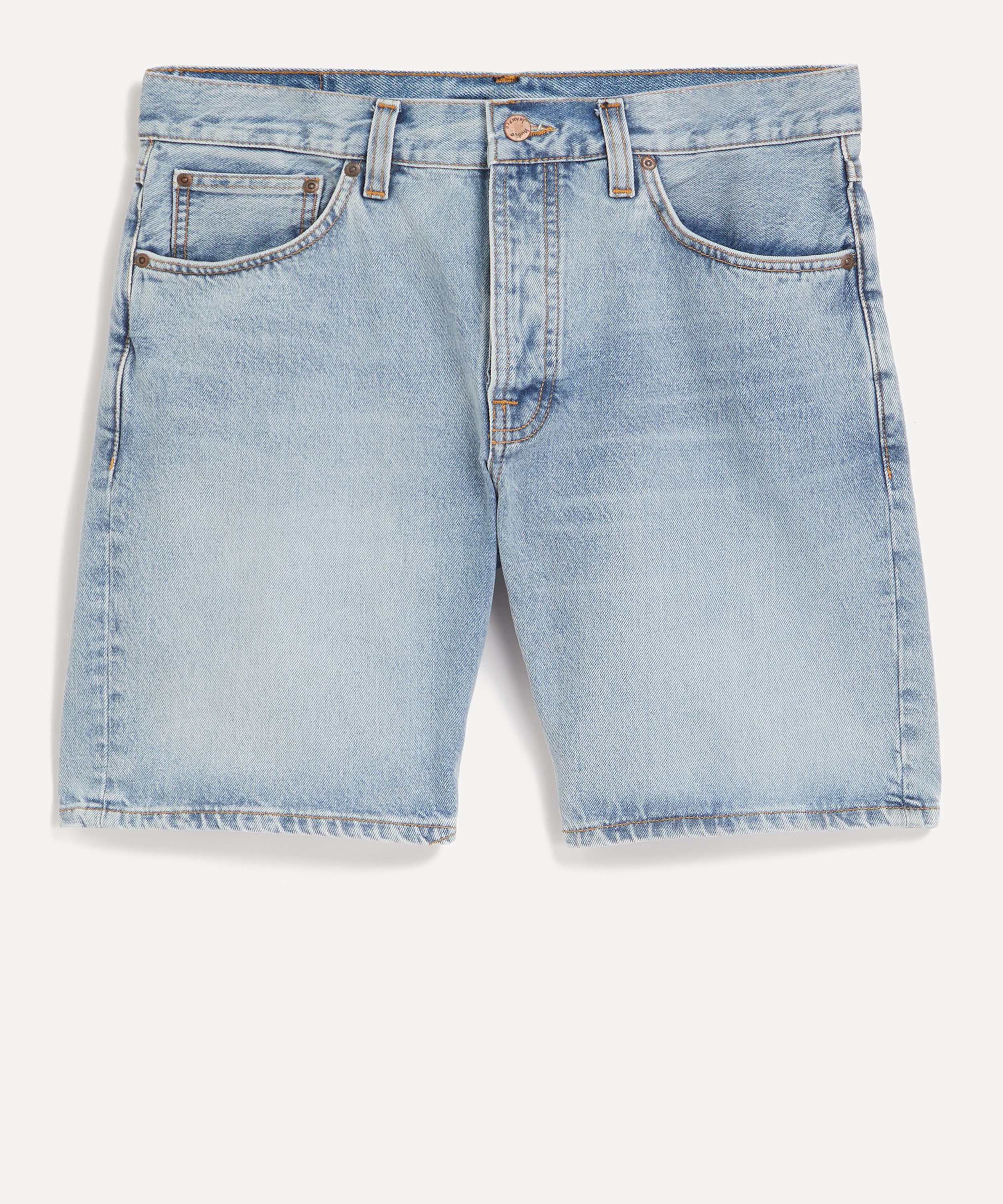 Nudie Jeans - Seth Sea Salt Denim Shorts image number 0