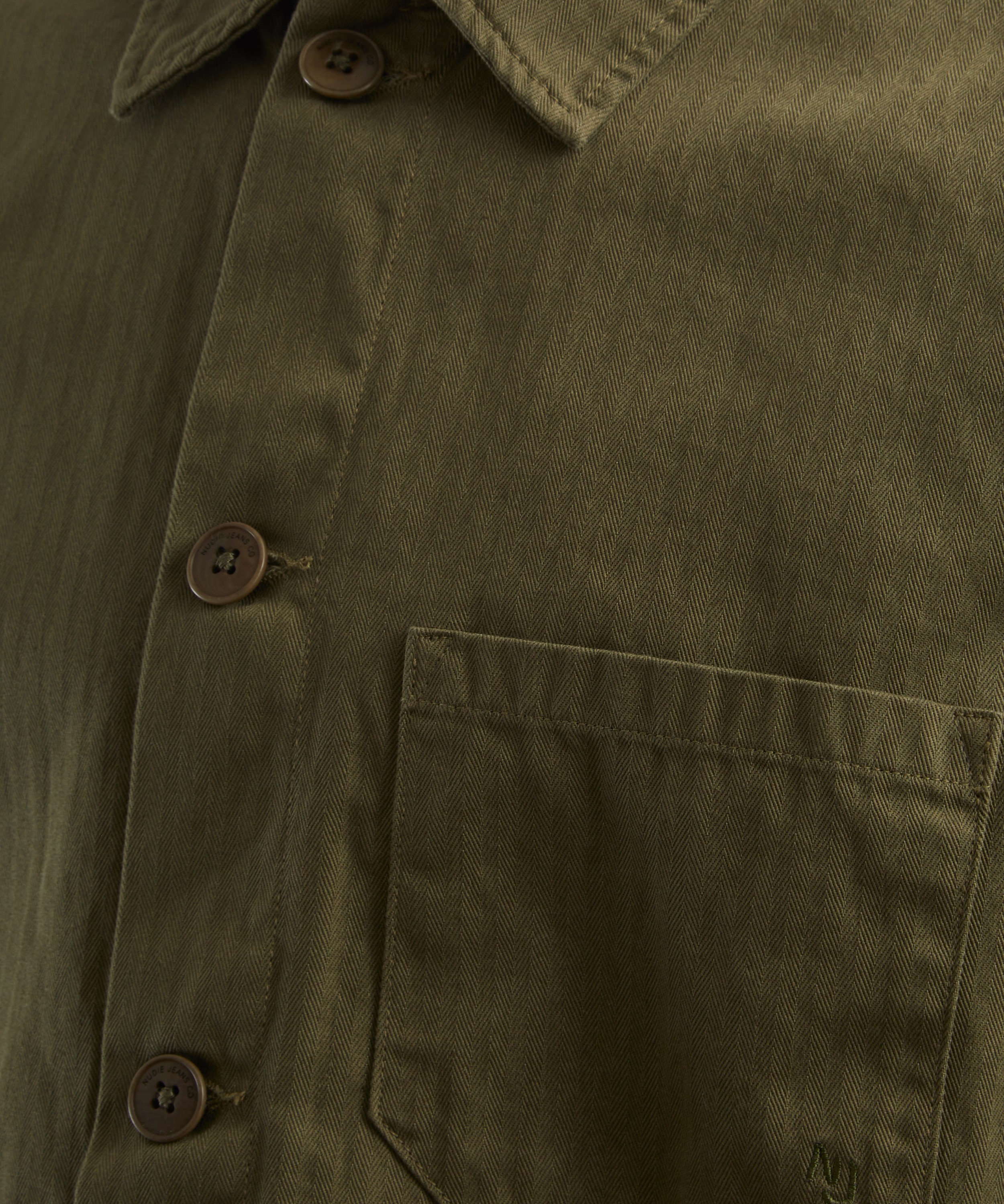 Nudie Jeans - Buddy Herringbone Chore Jacket image number 4