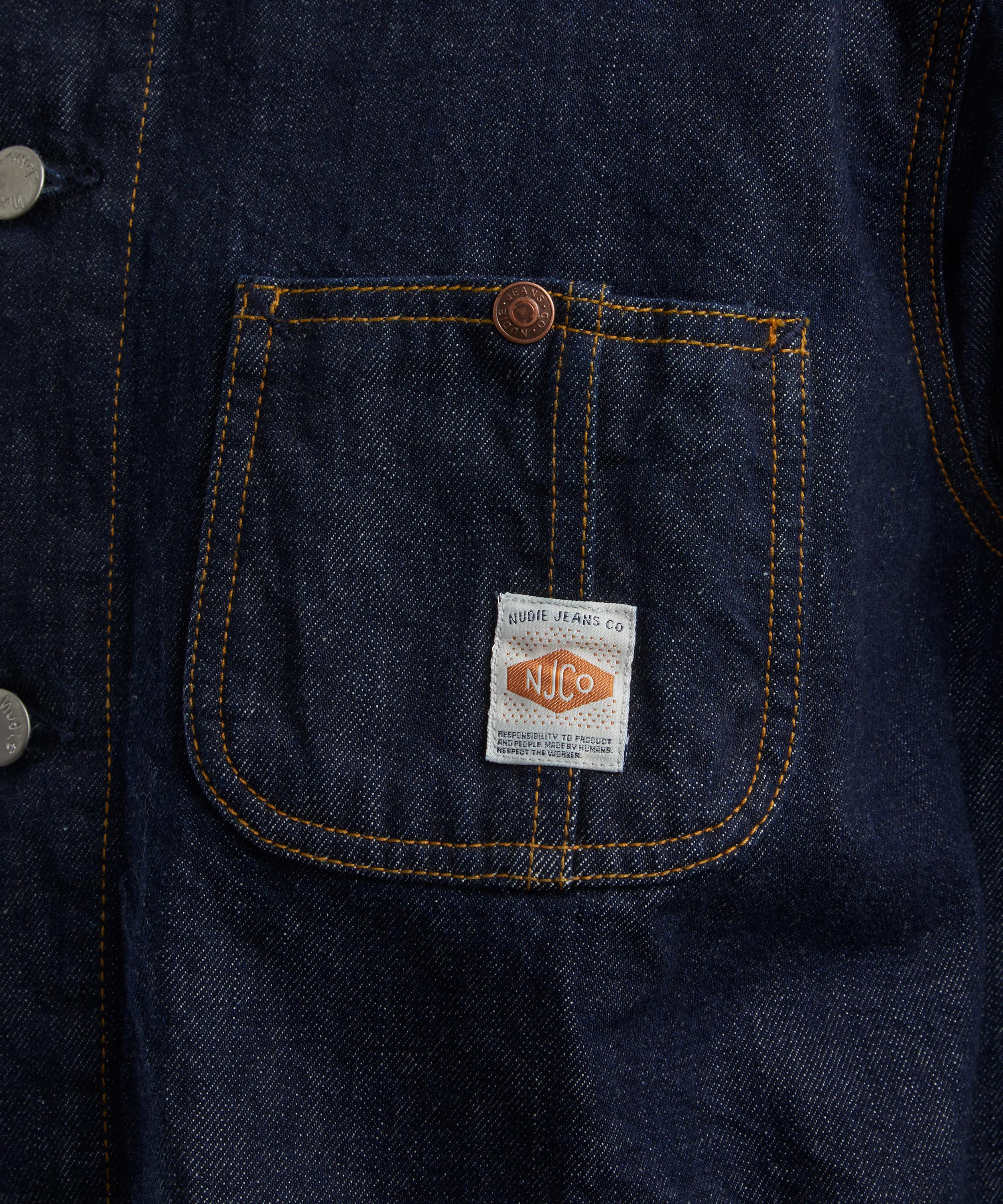 Nudie Jeans - Denim Howie Chore Jacket image number 4