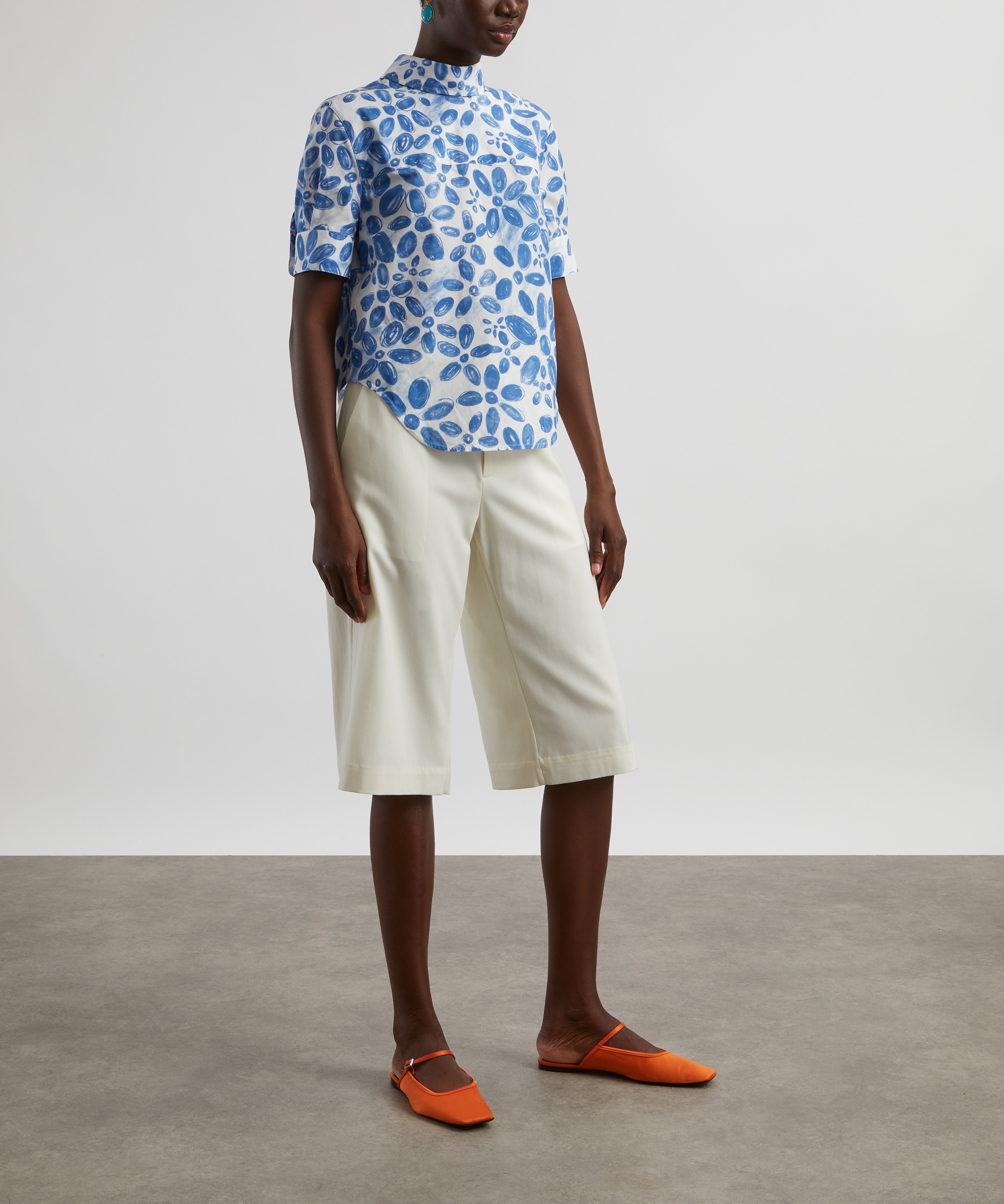 Marni - Blooming Cotton Poplin Backwards Shirt image number 1