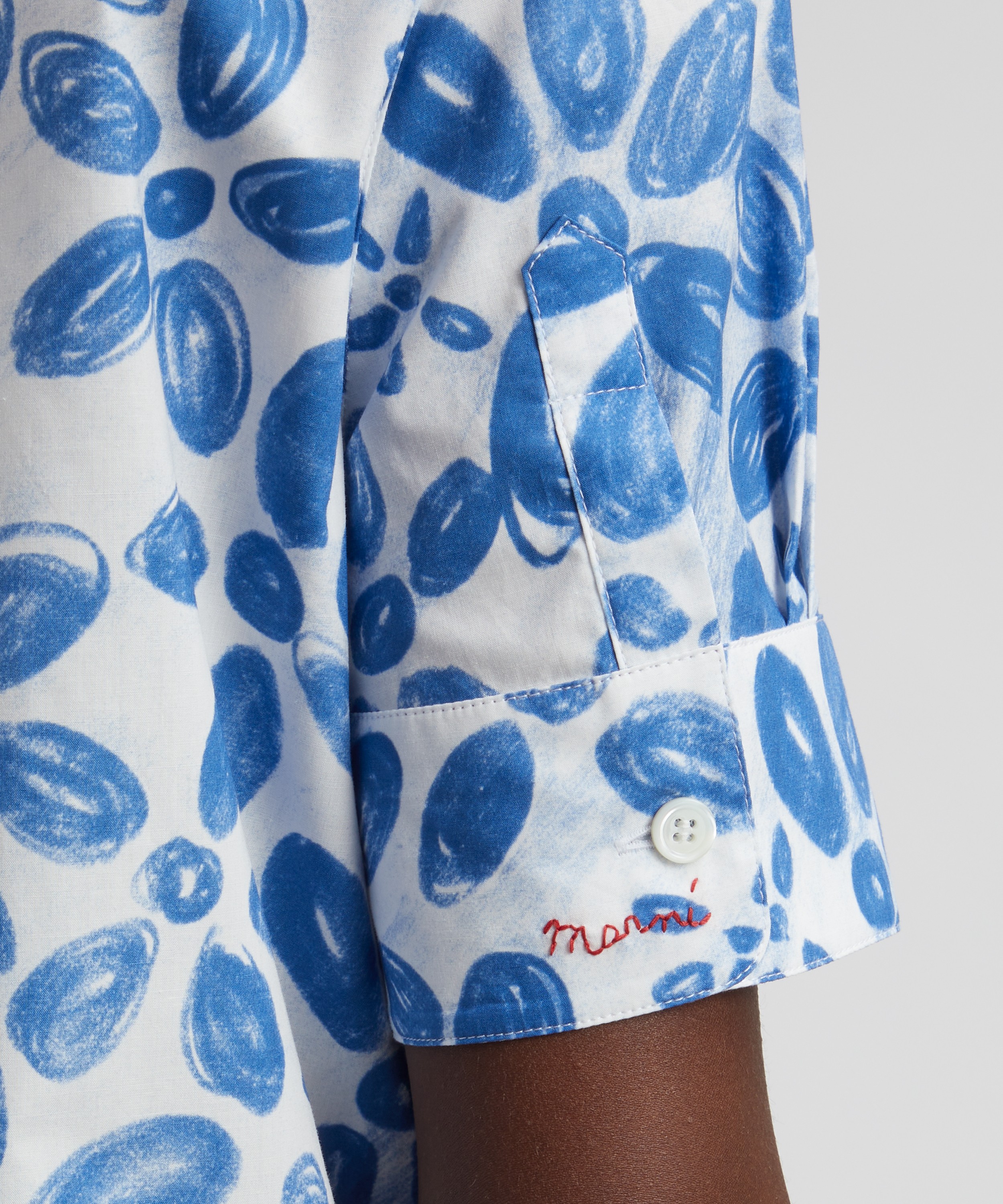 Marni - Blooming Cotton Poplin Backwards Shirt image number 4