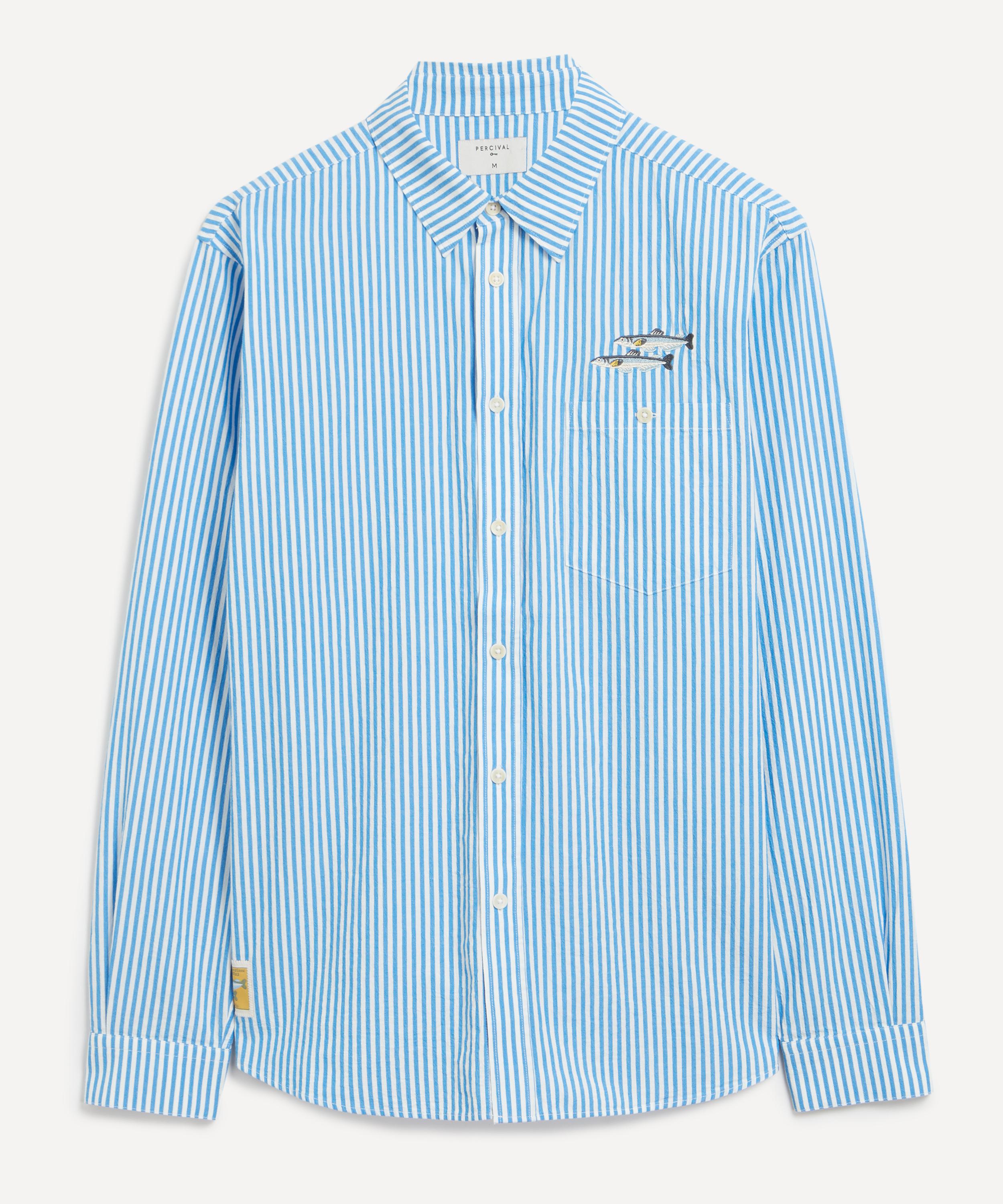 Percival - Sardine Stripe Oversized Shirt image number 0