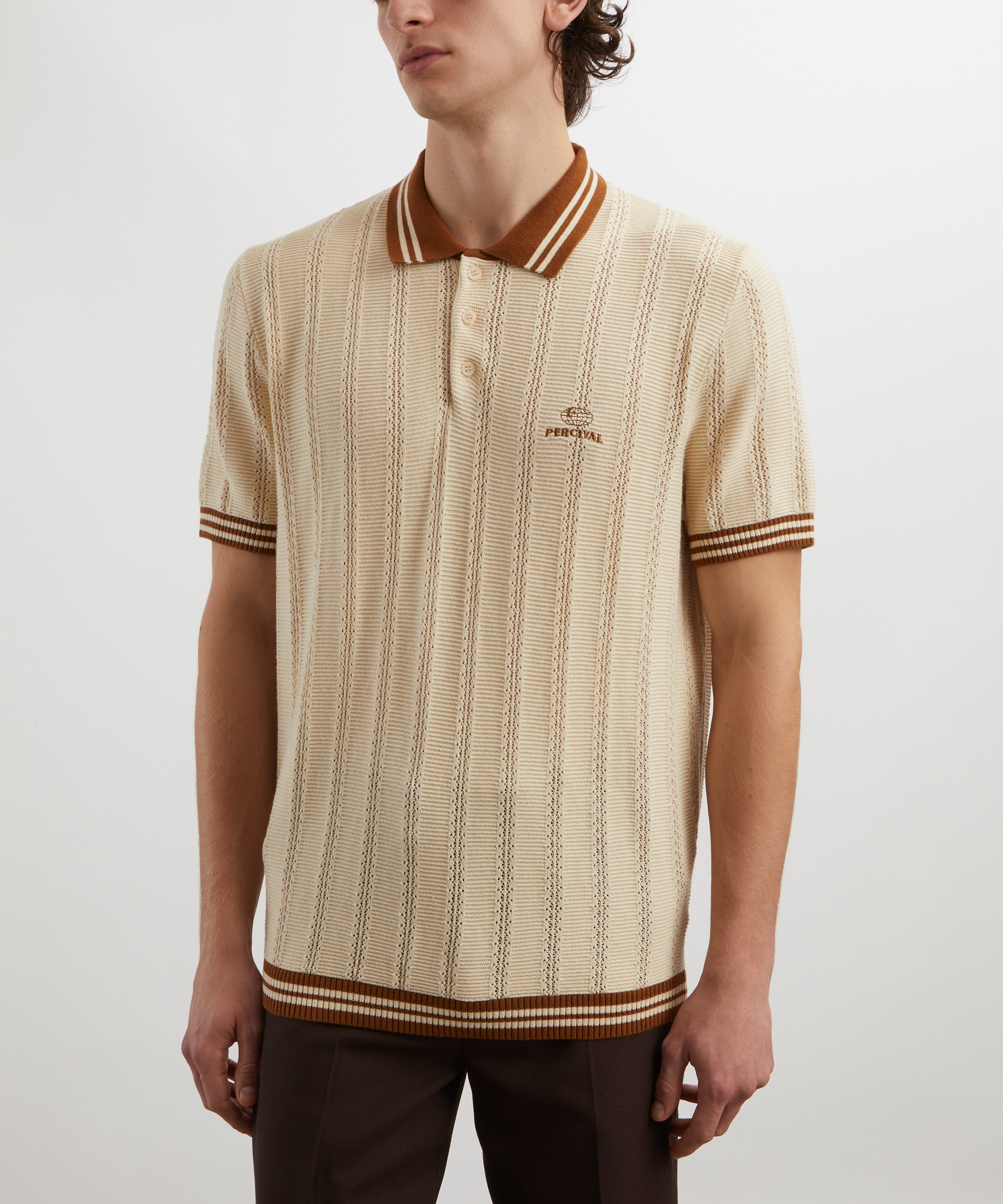 Percival - HQ Knitted Polo Shirt image number 2