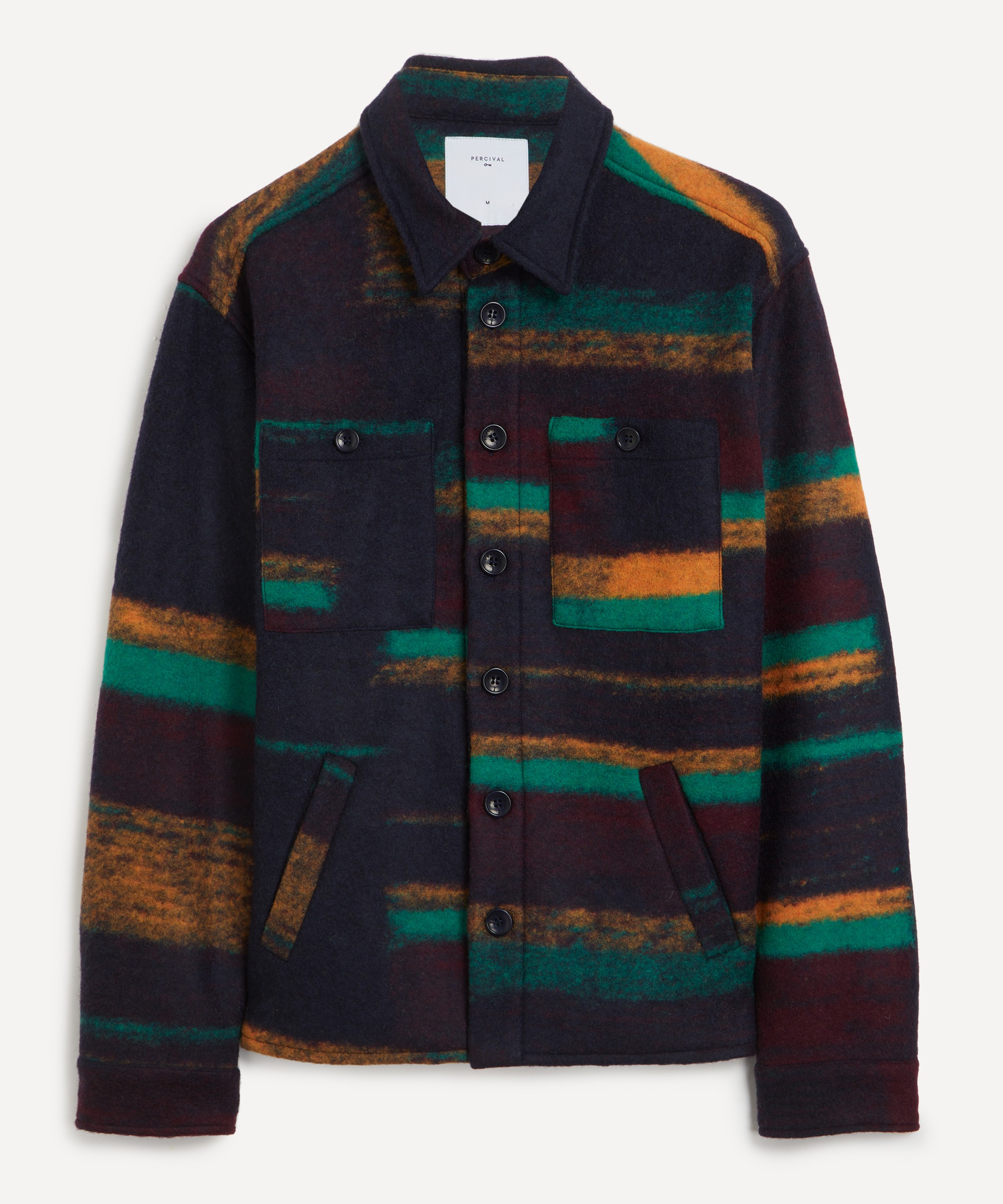 Percival - Lacquer Stripe Blanket Overshirt