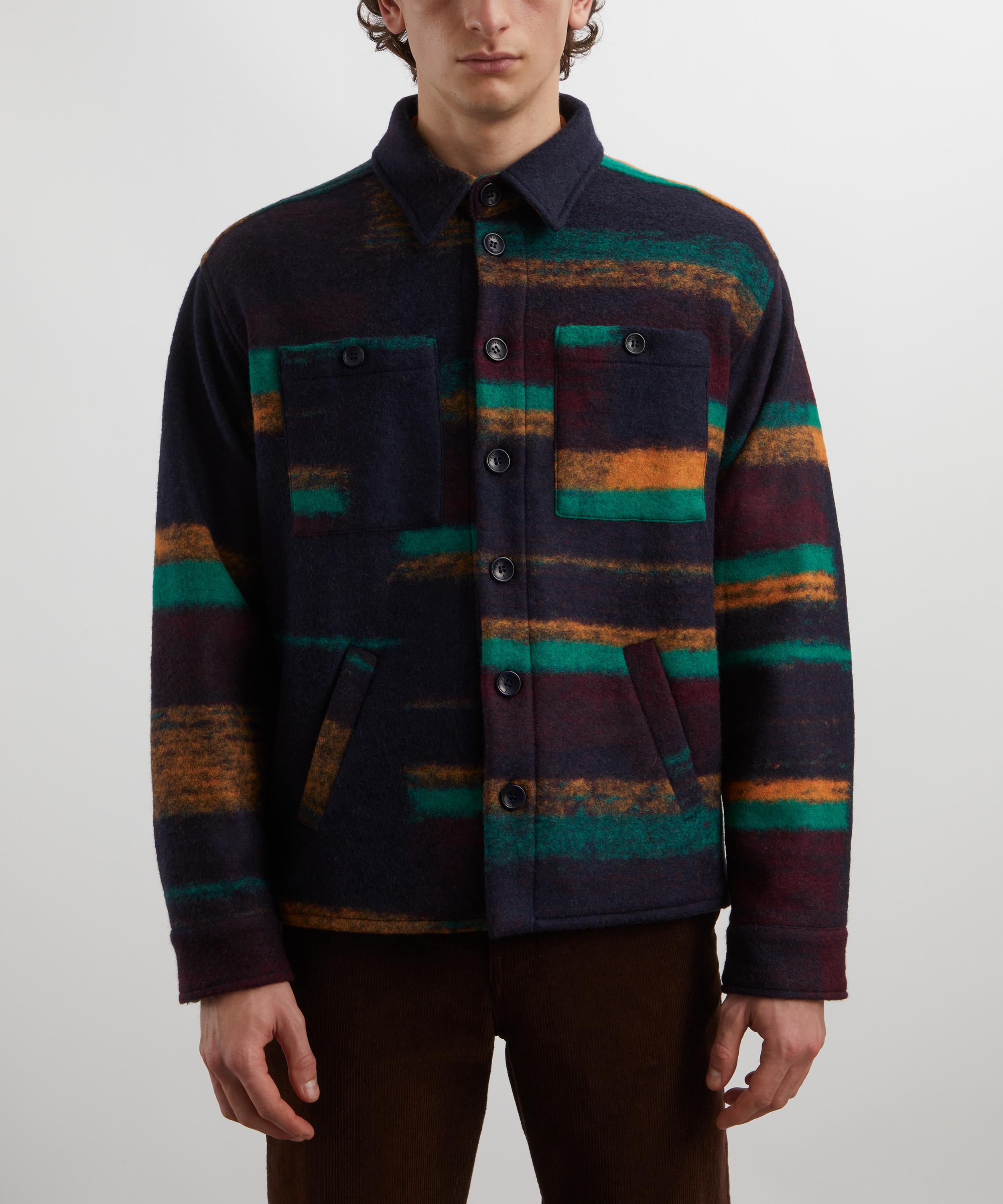 Percival - Lacquer Stripe Blanket Overshirt image number 2