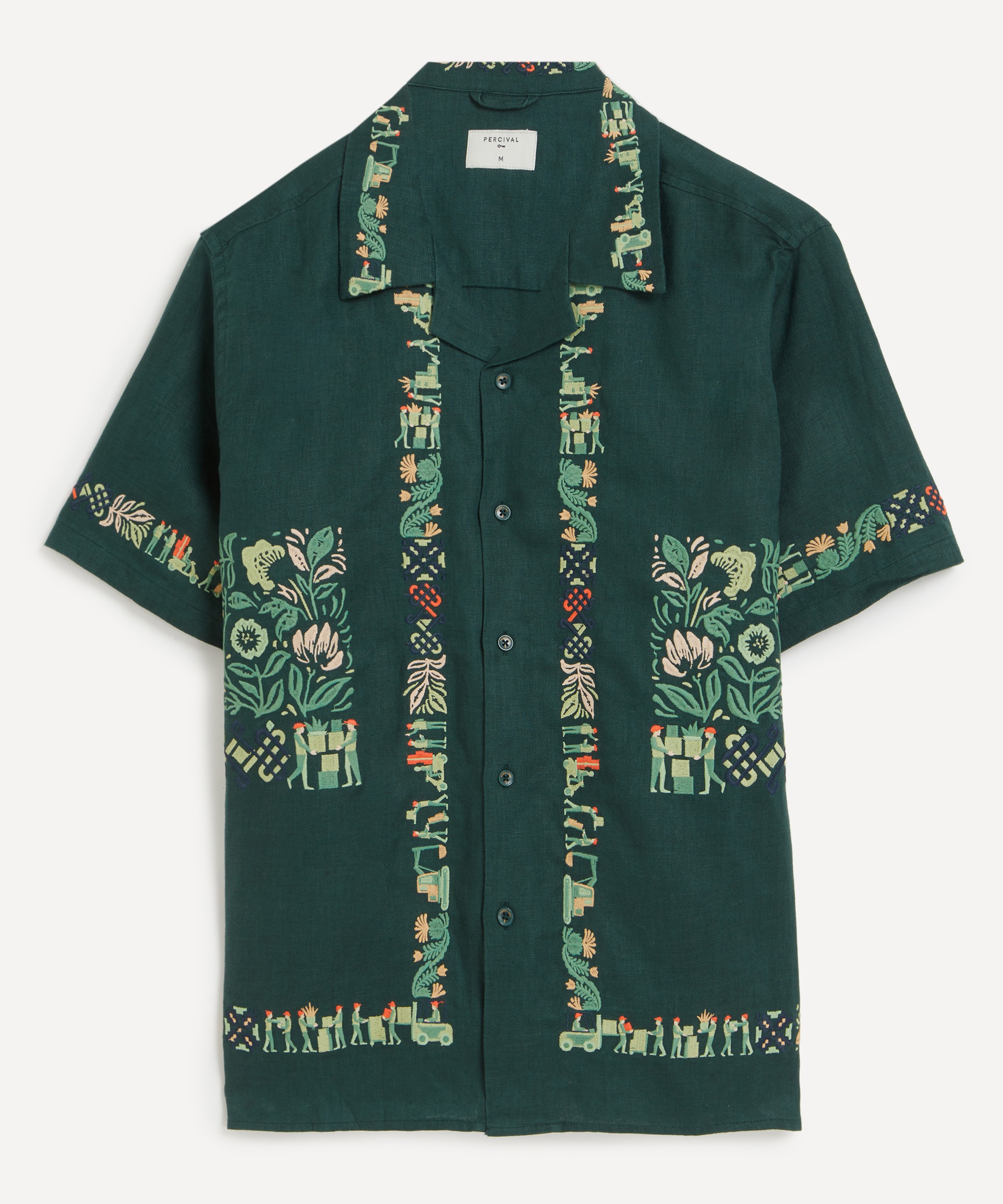 Percival - Import Embroidered Cuban Shirt image number 0