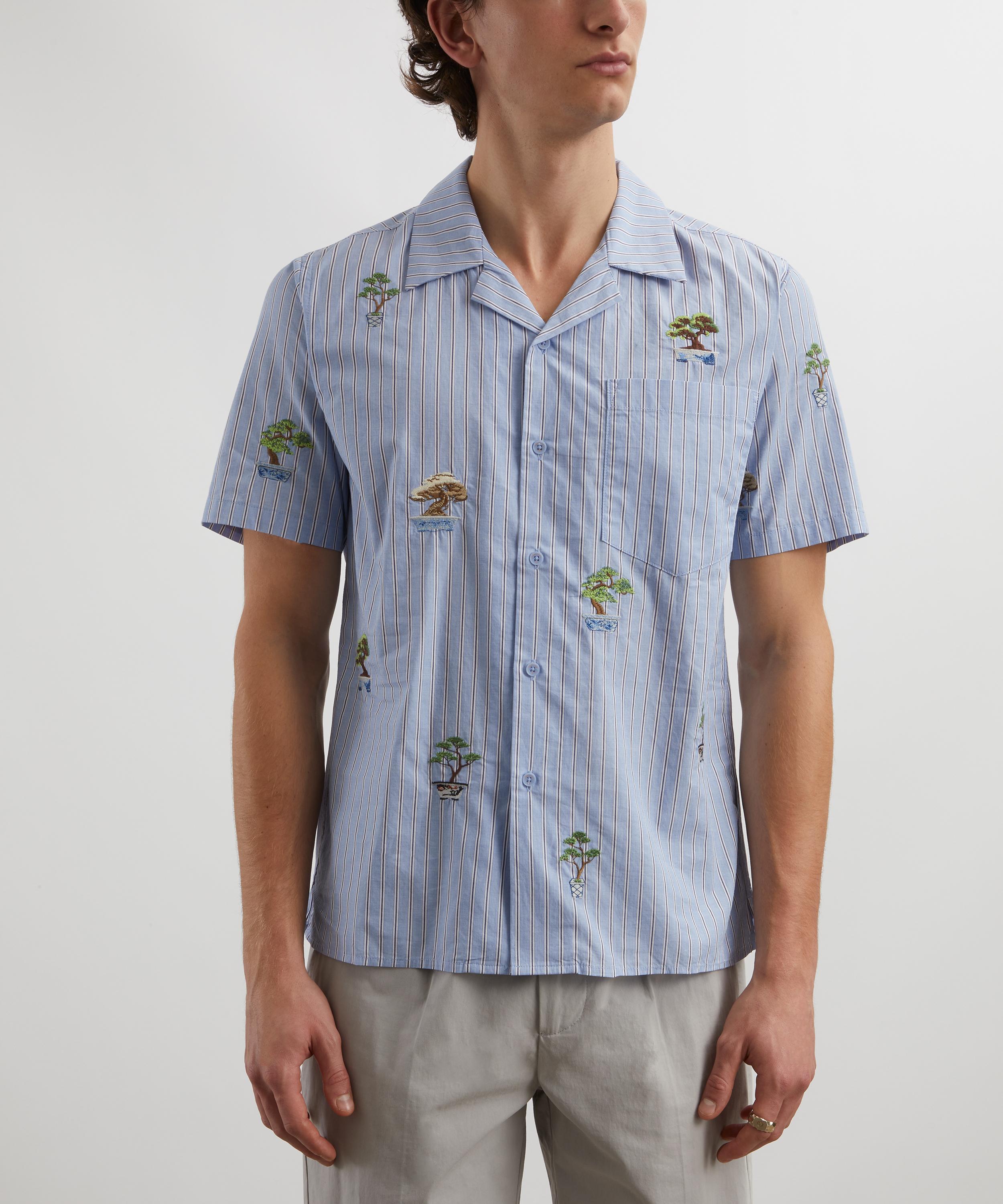 Percival - Bonsai Stripe Cuban Shirt image number 2