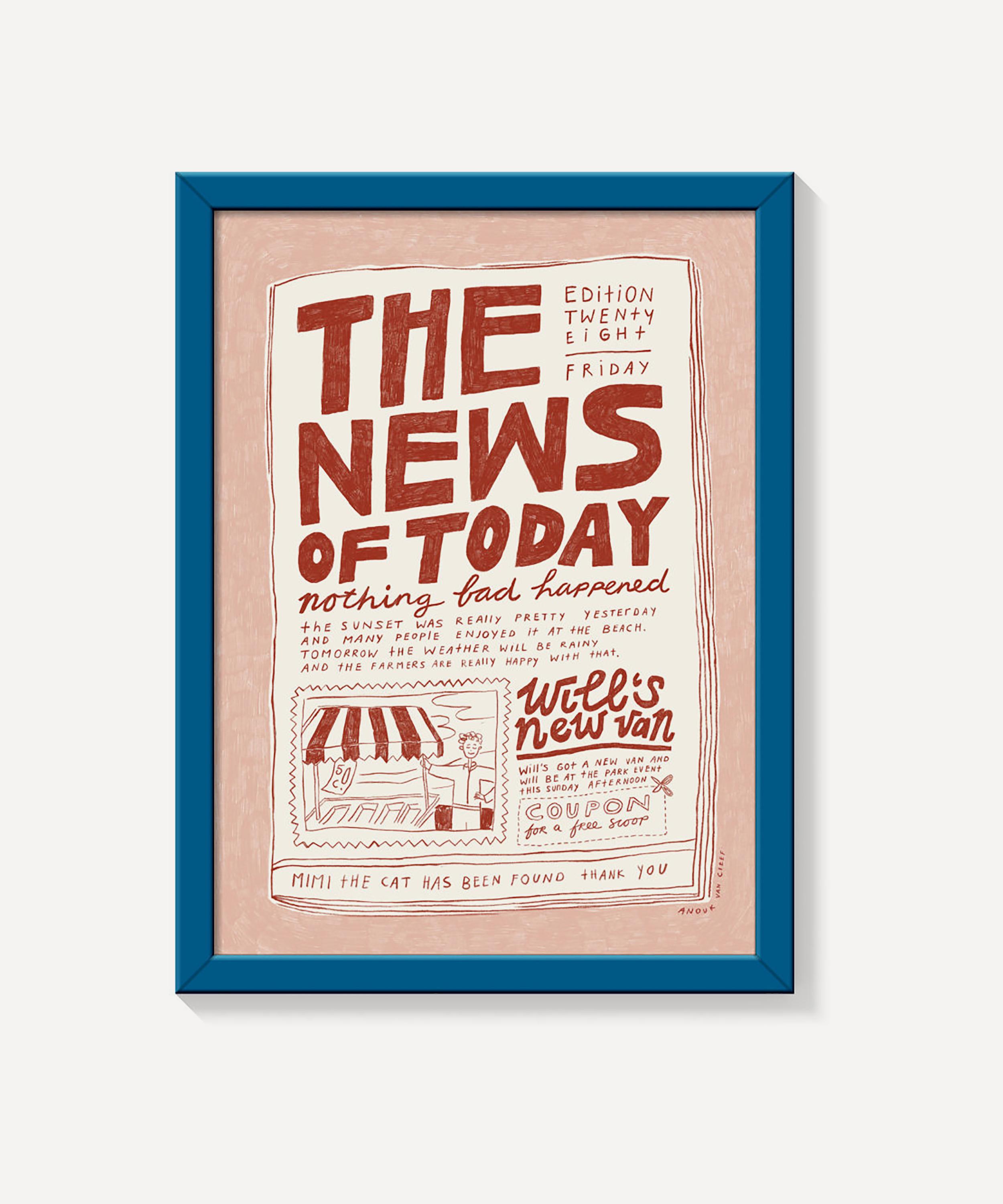 PSTR Studio - Anouk van Cleef The News of Today Framed Print image number 0