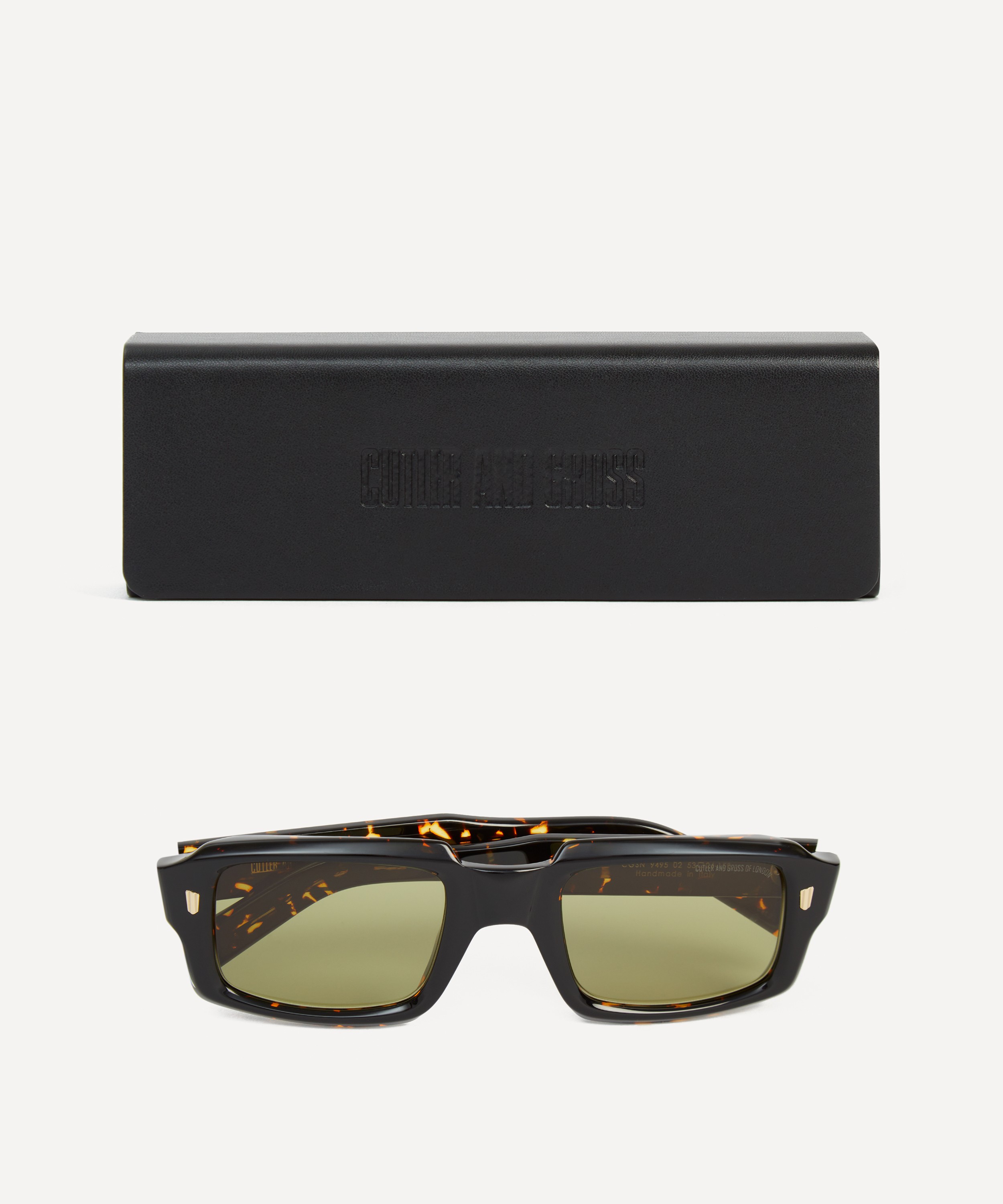 Cutler And Gross - 9495 Rectangle Sunglassrs image number 3