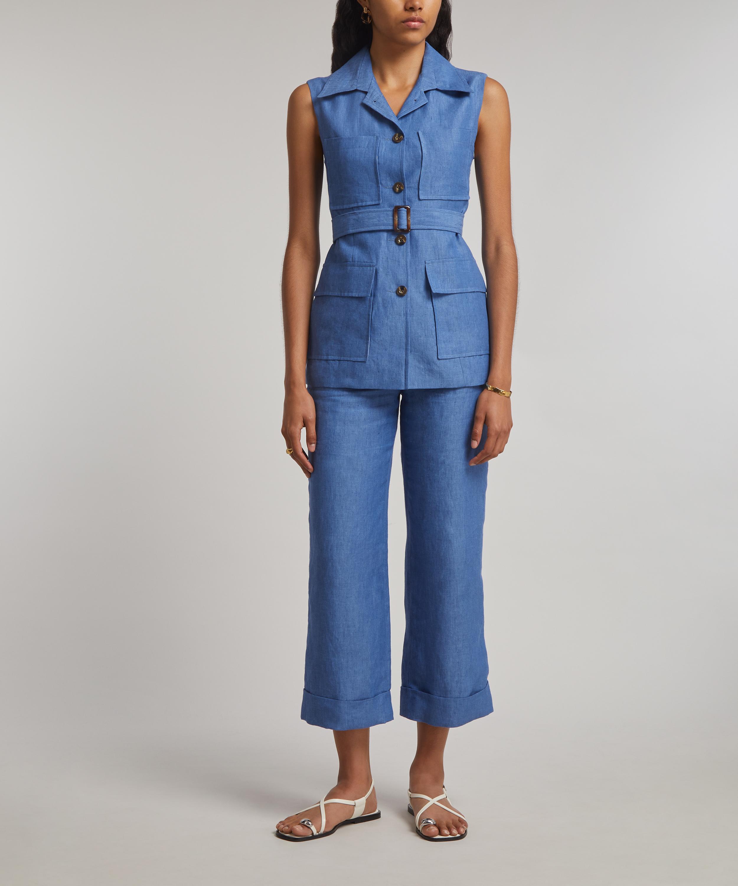 KIPPER - Chips Linen Miracle Trousers image number 1