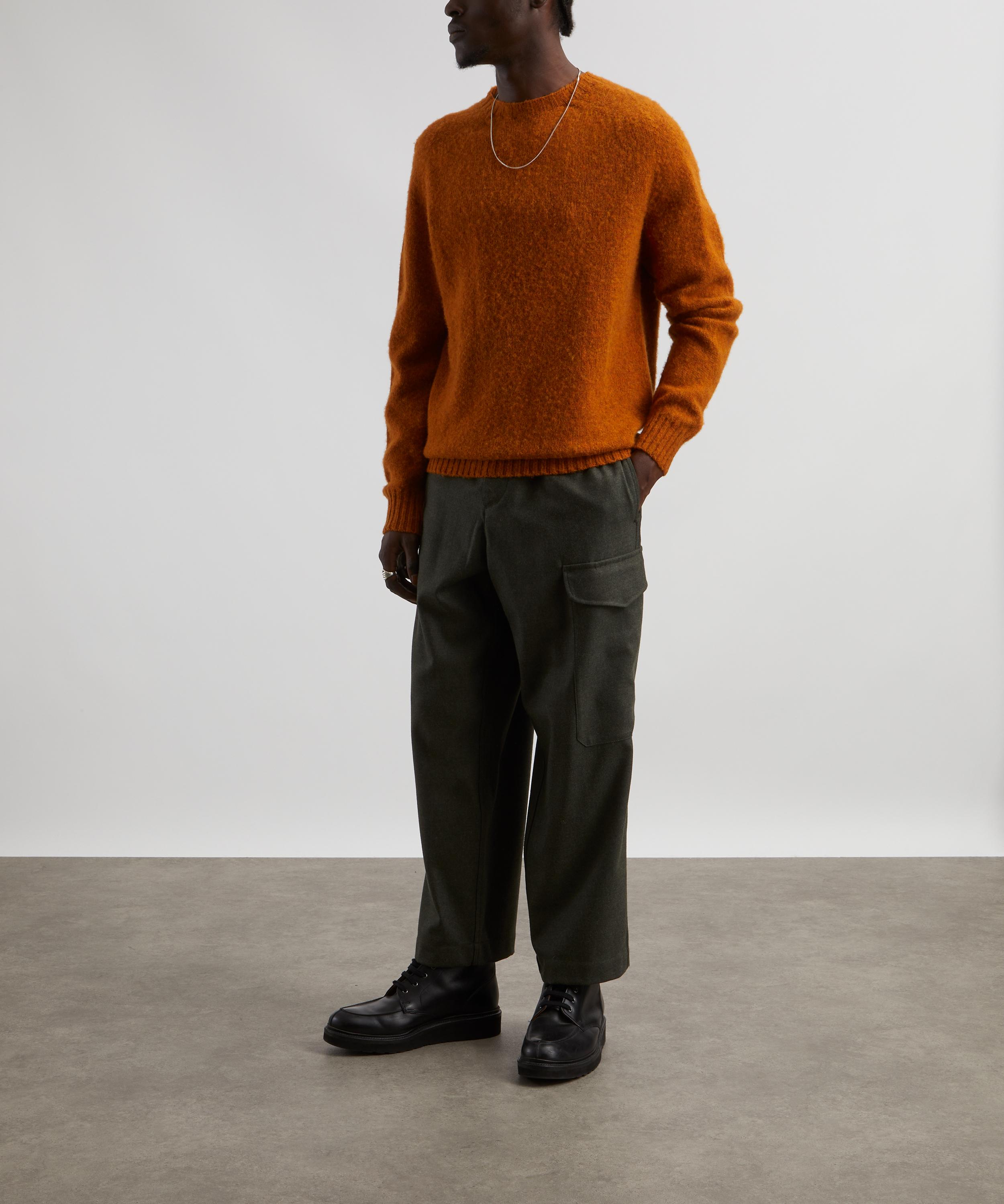 YMC - Military Wool-Blend Flannel Trousers image number 1