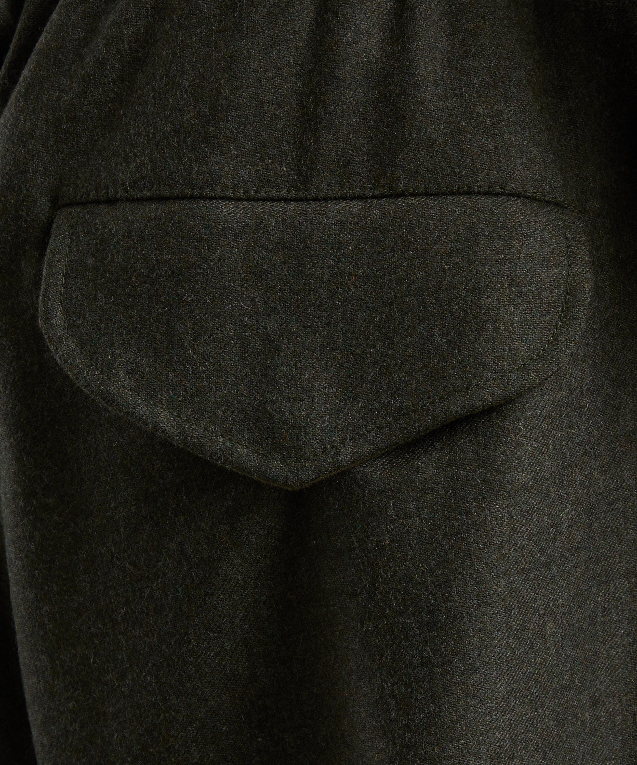 YMC - Military Wool-Blend Flannel Trousers image number 4