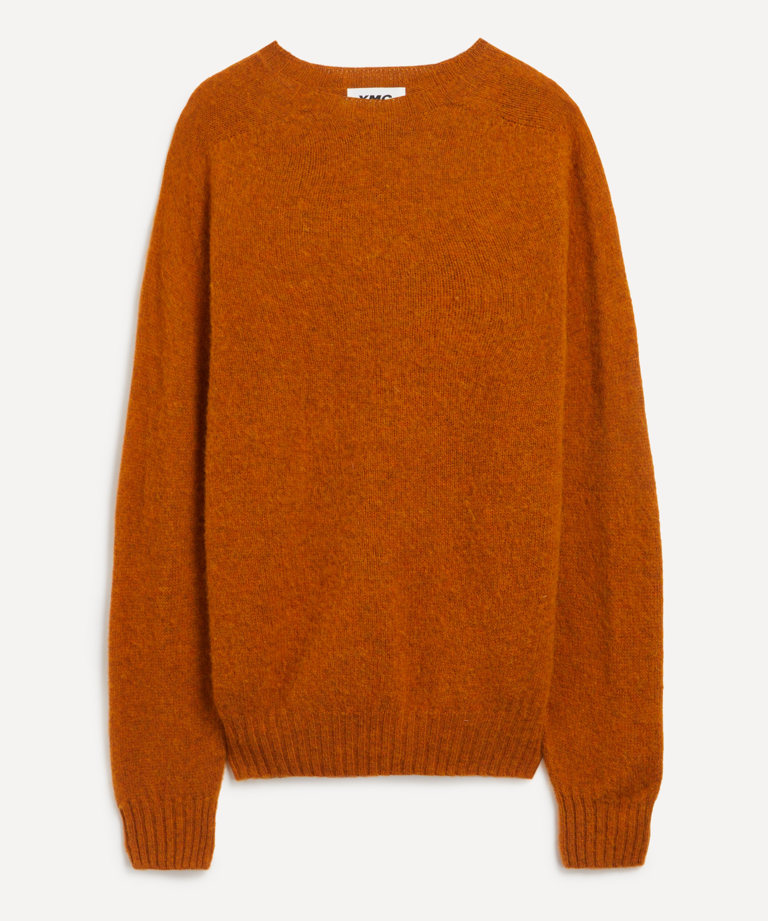 YMC - Suedehead Orange Knitted Jumper image number 0