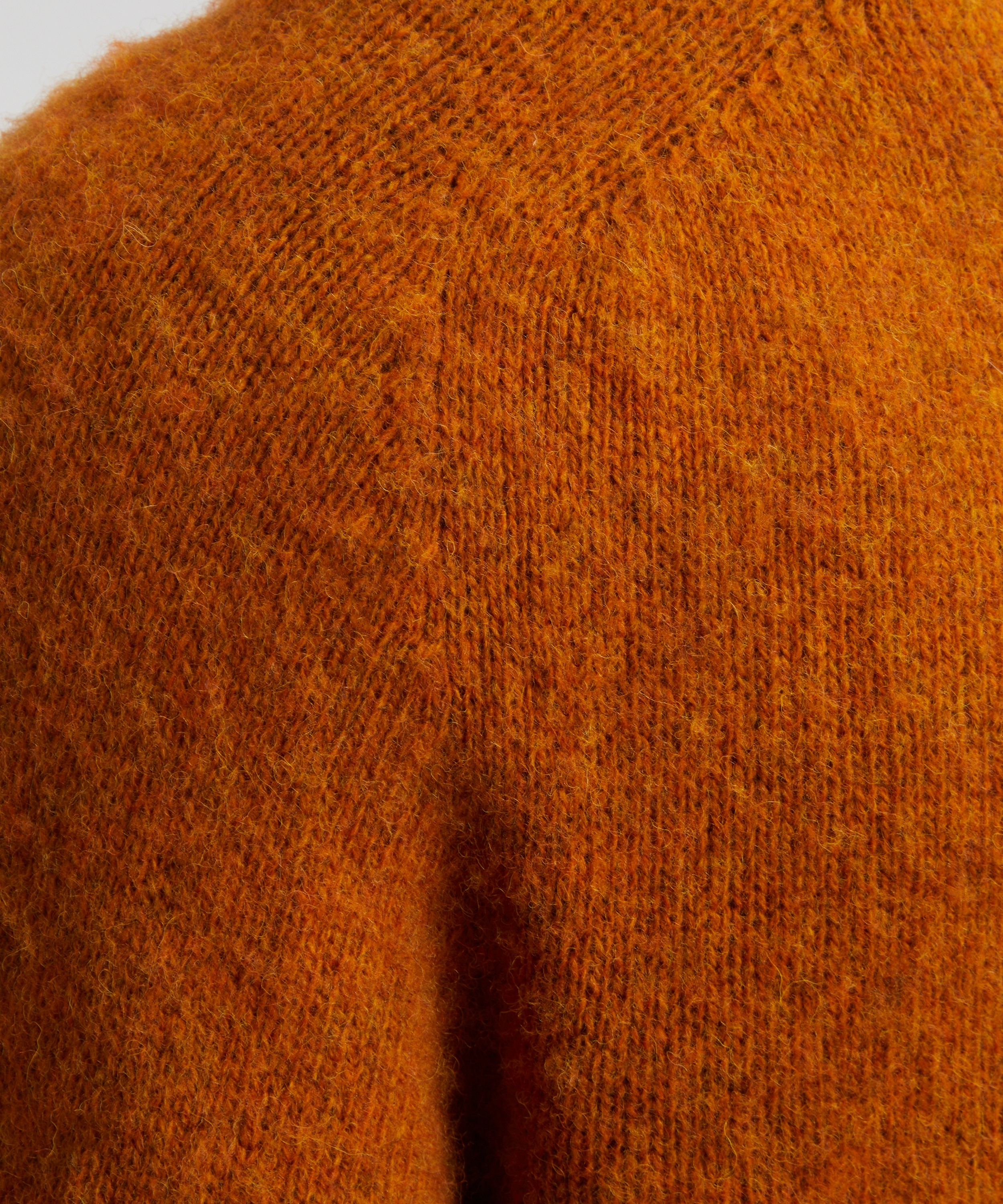 YMC - Suedehead Orange Knitted Jumper image number 4