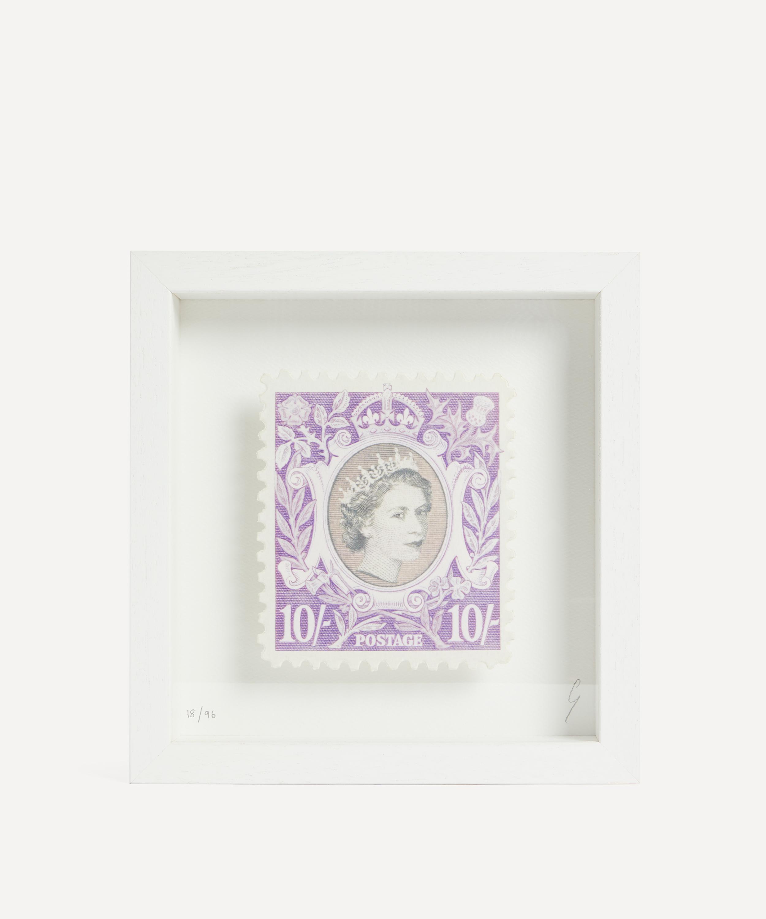 Guy Gee - Queen III Purple Small Floating Framed Print image number 0