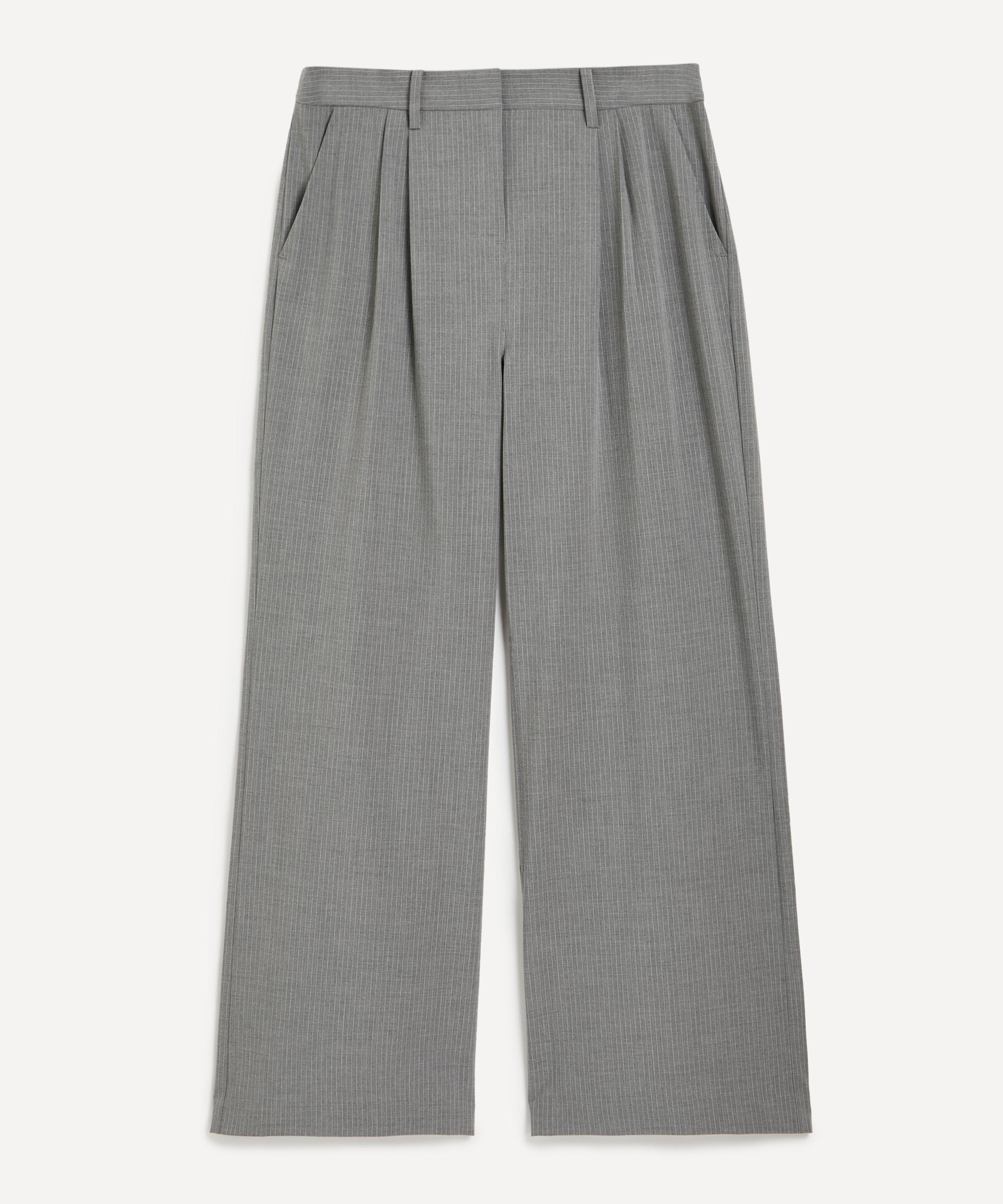 Significant Other - Leighton Charcoal Stripe Trousers image number 0