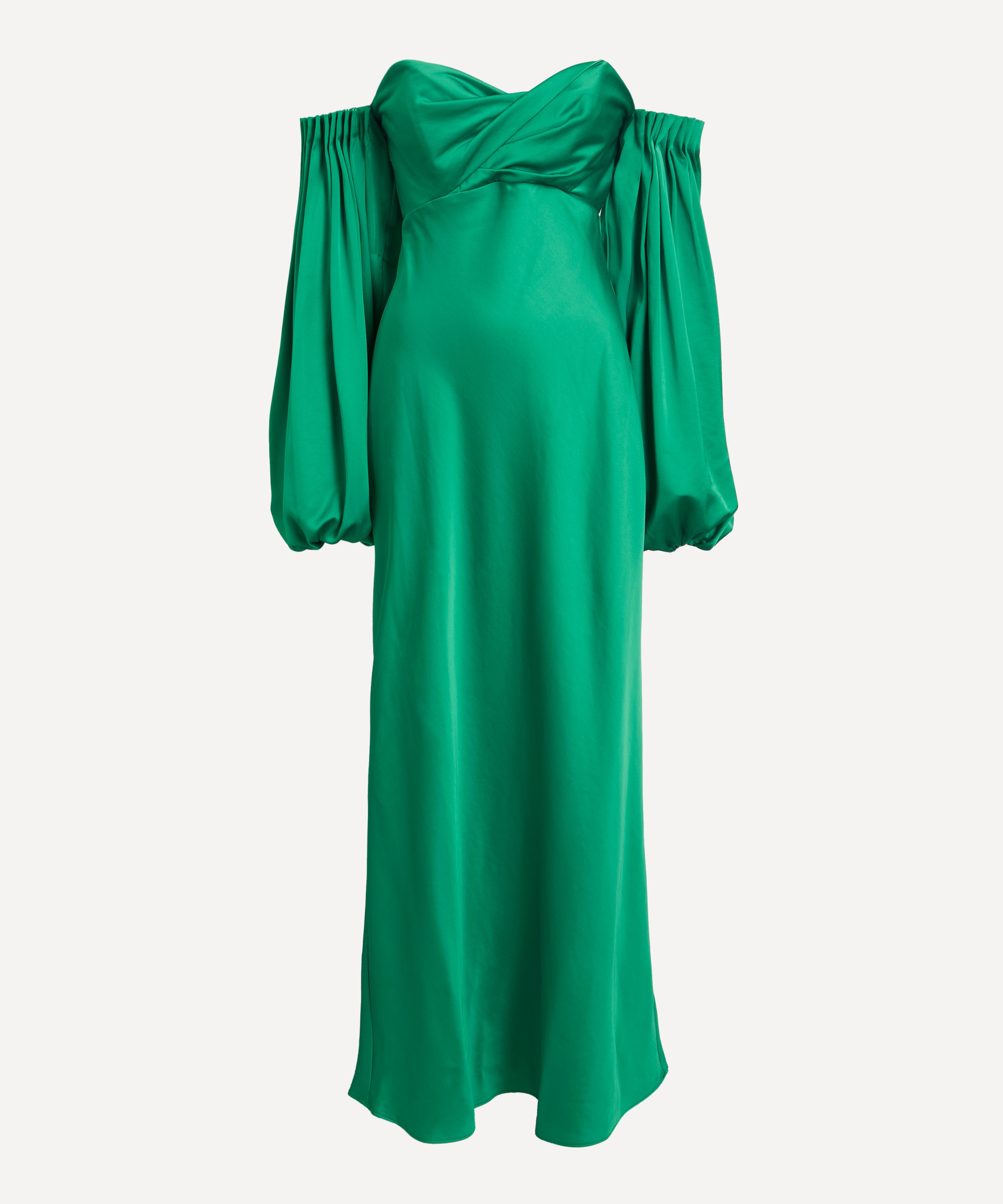 Significant Other - Danika Emerald Off-Shoulder Dress image number 0