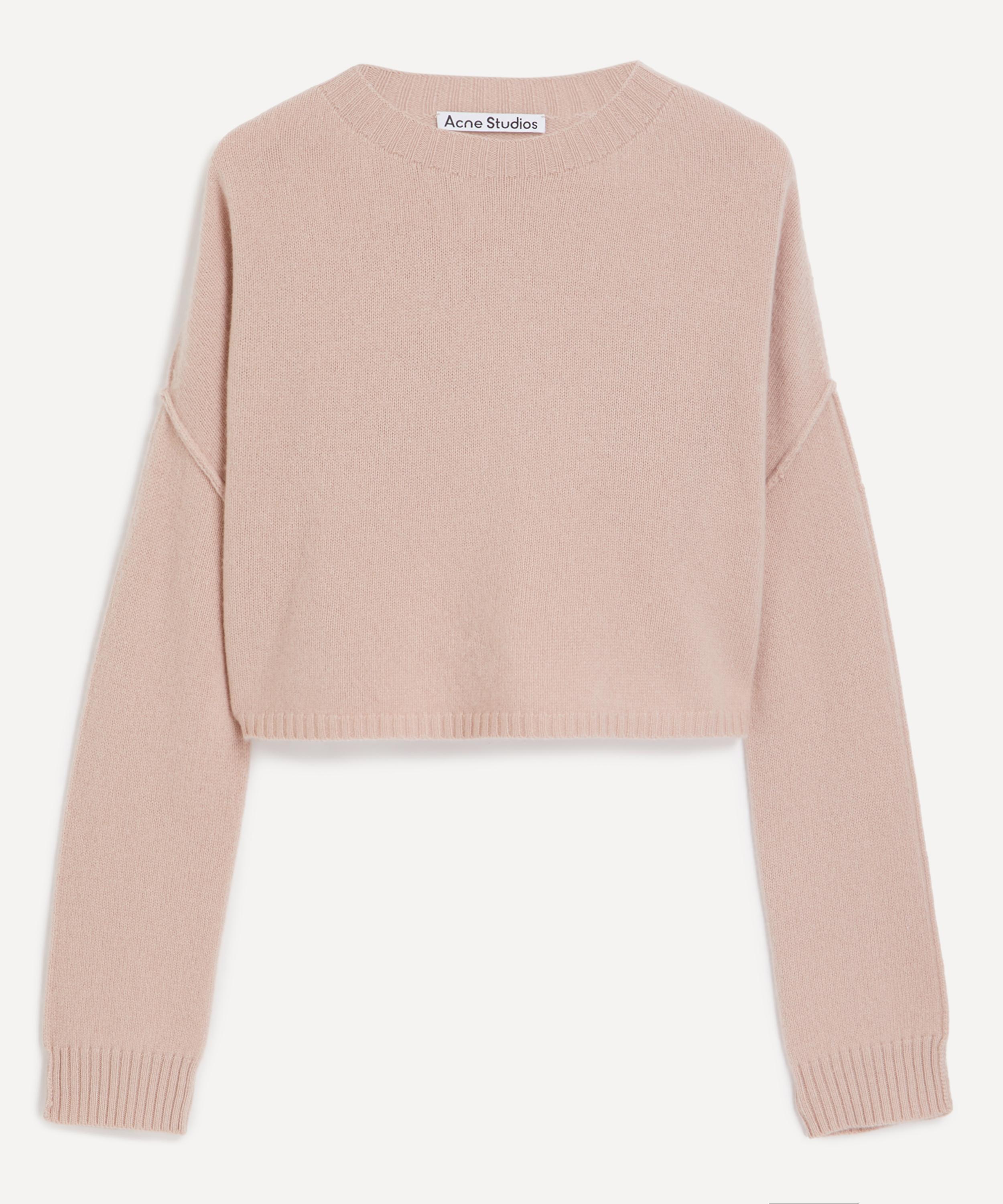 Acne Studios - Cropped Cashmere-Wool Jumper image number 0