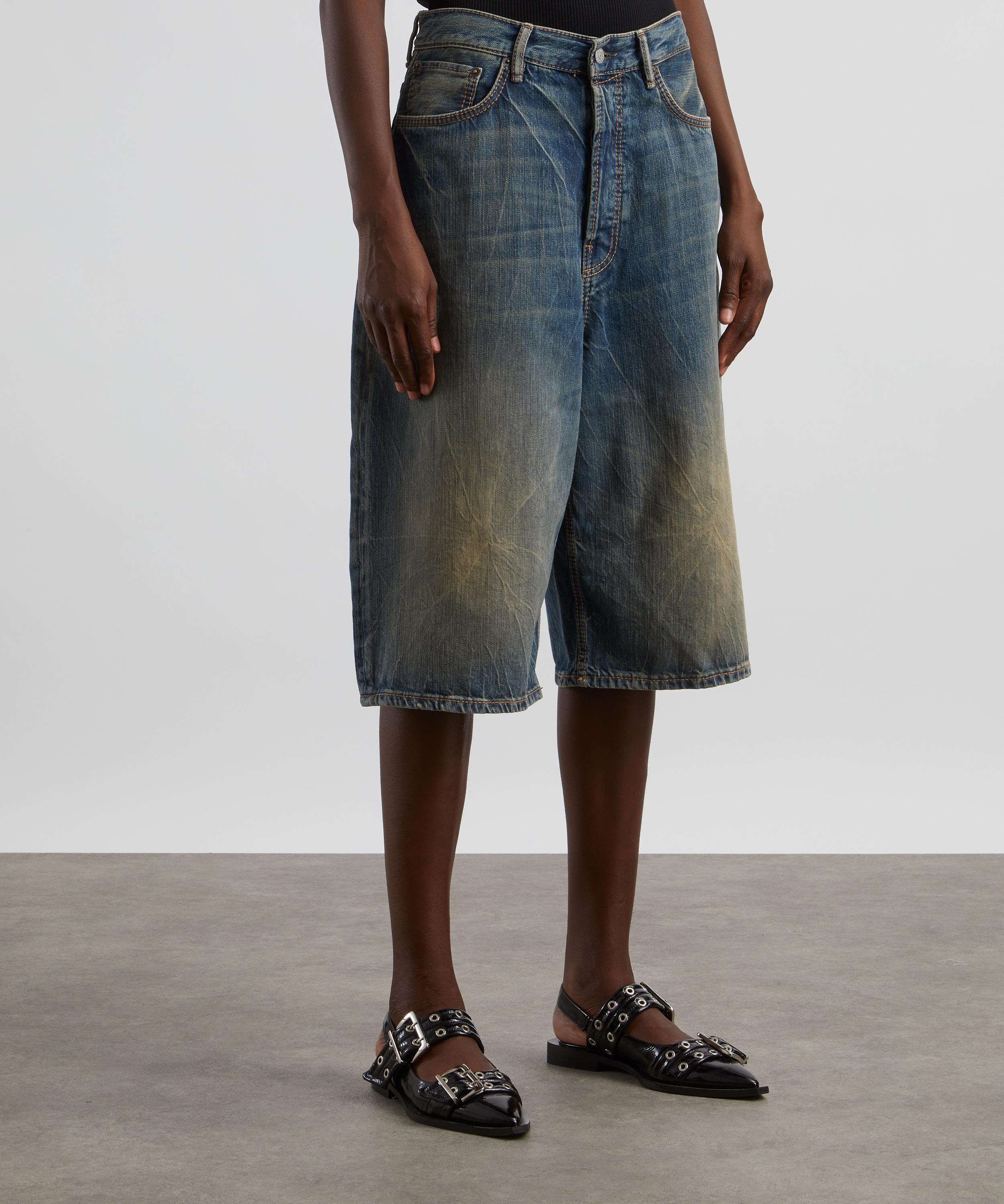 Acne Studios - Loose Fit Denim Shorts image number 2