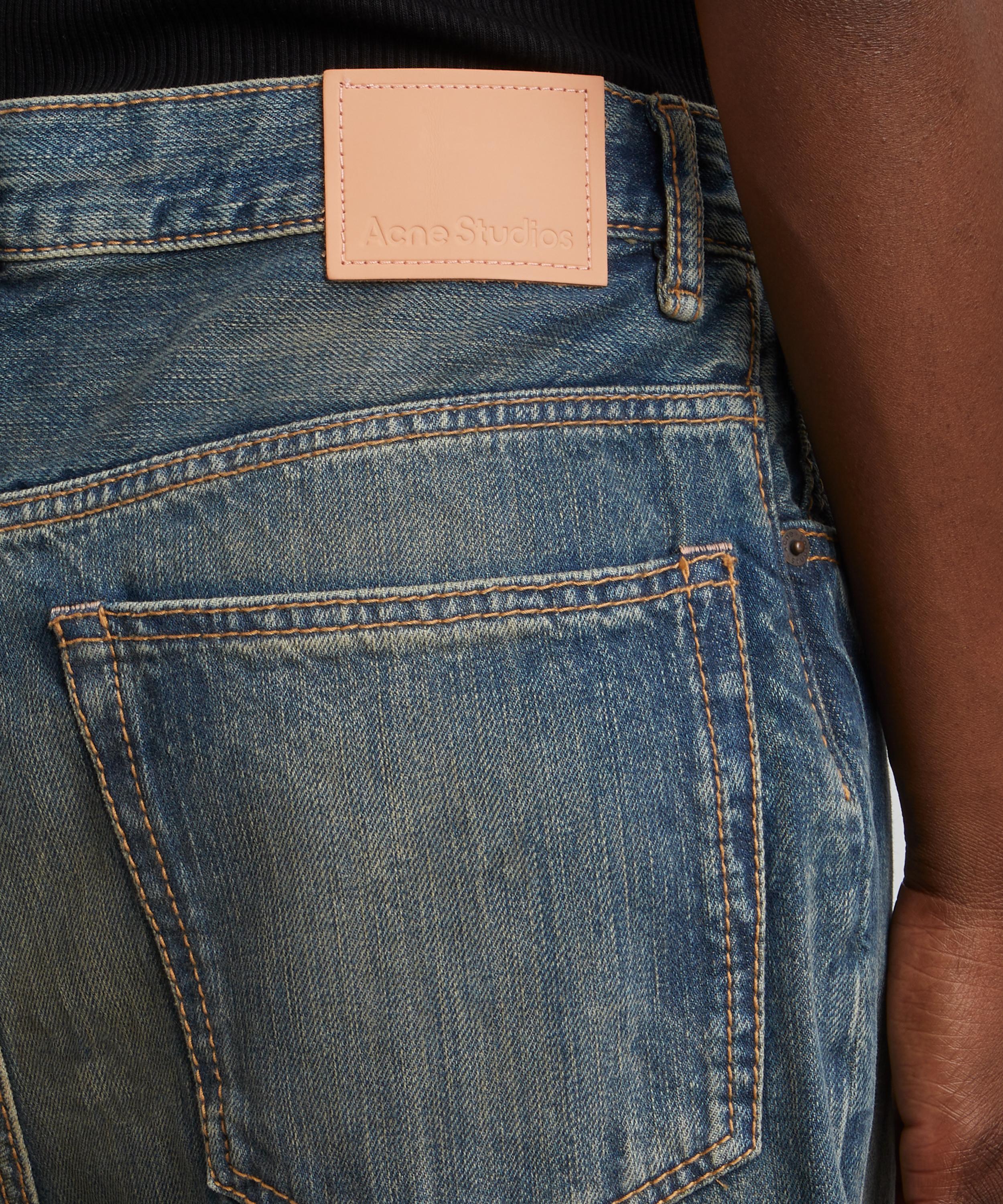 Acne Studios - Loose Fit Denim Shorts image number 4