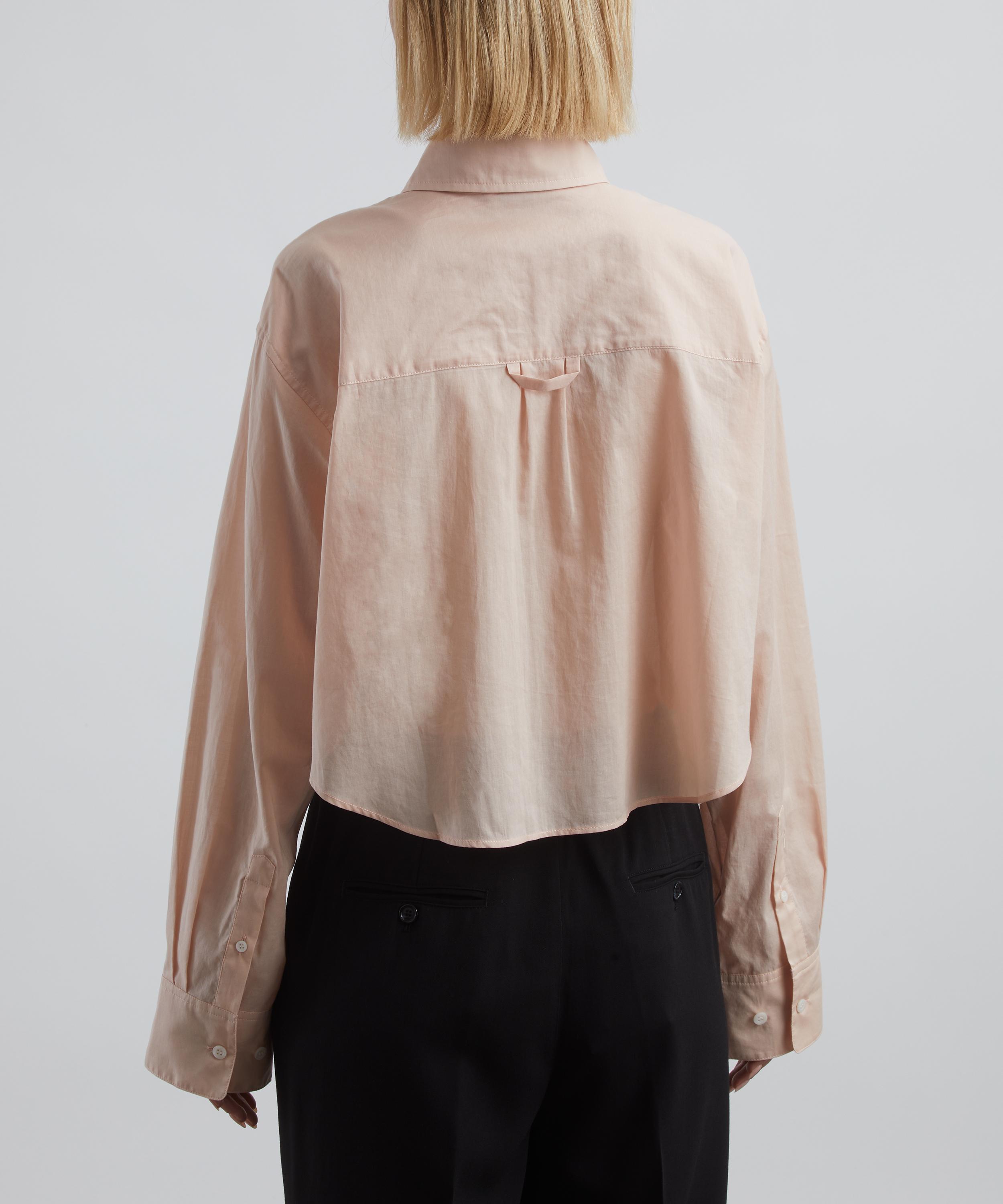 Acne Studios - Logo Embroidery Cropped Shirt image number 3